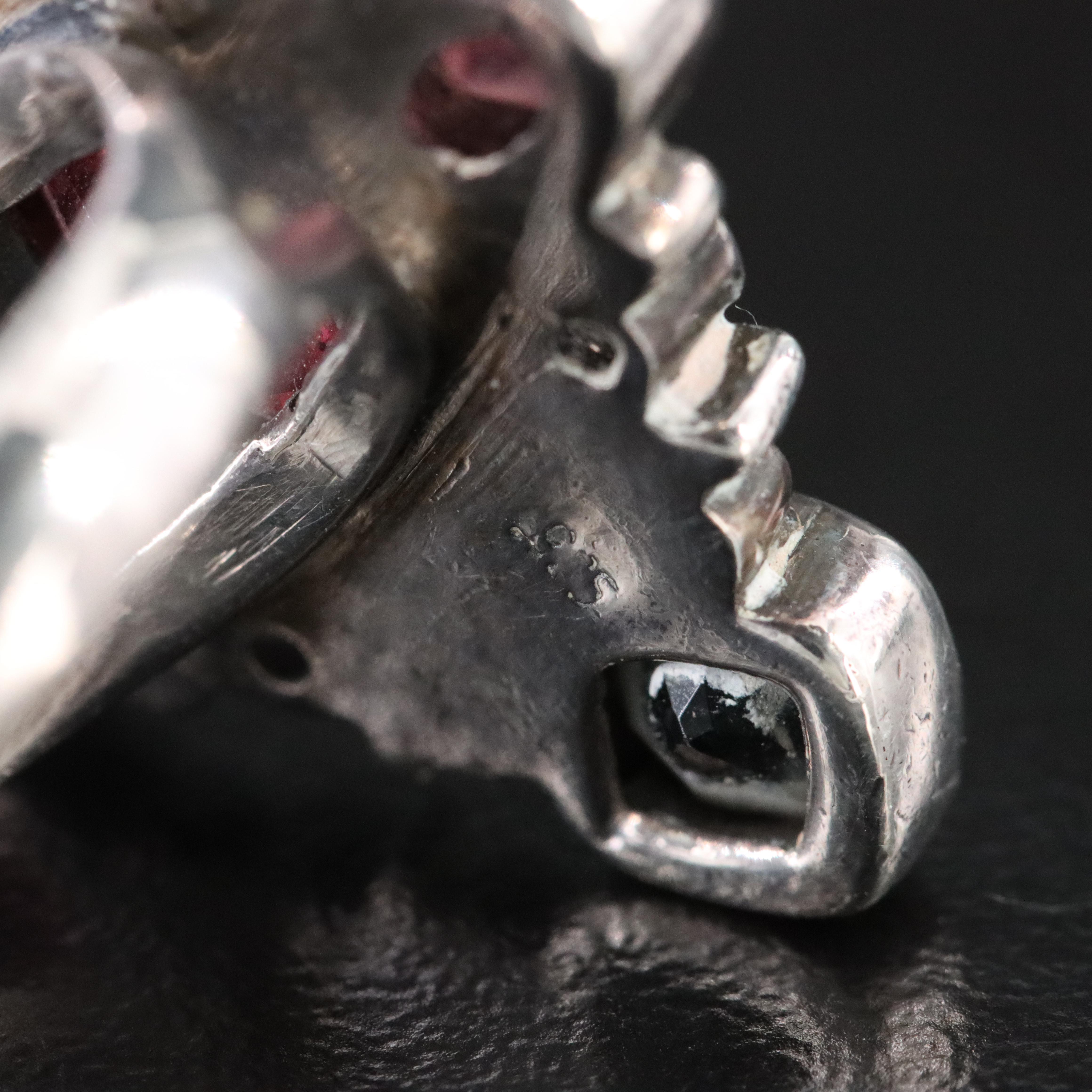 Sterling Tourmaline Ring with Tanzanite Accents