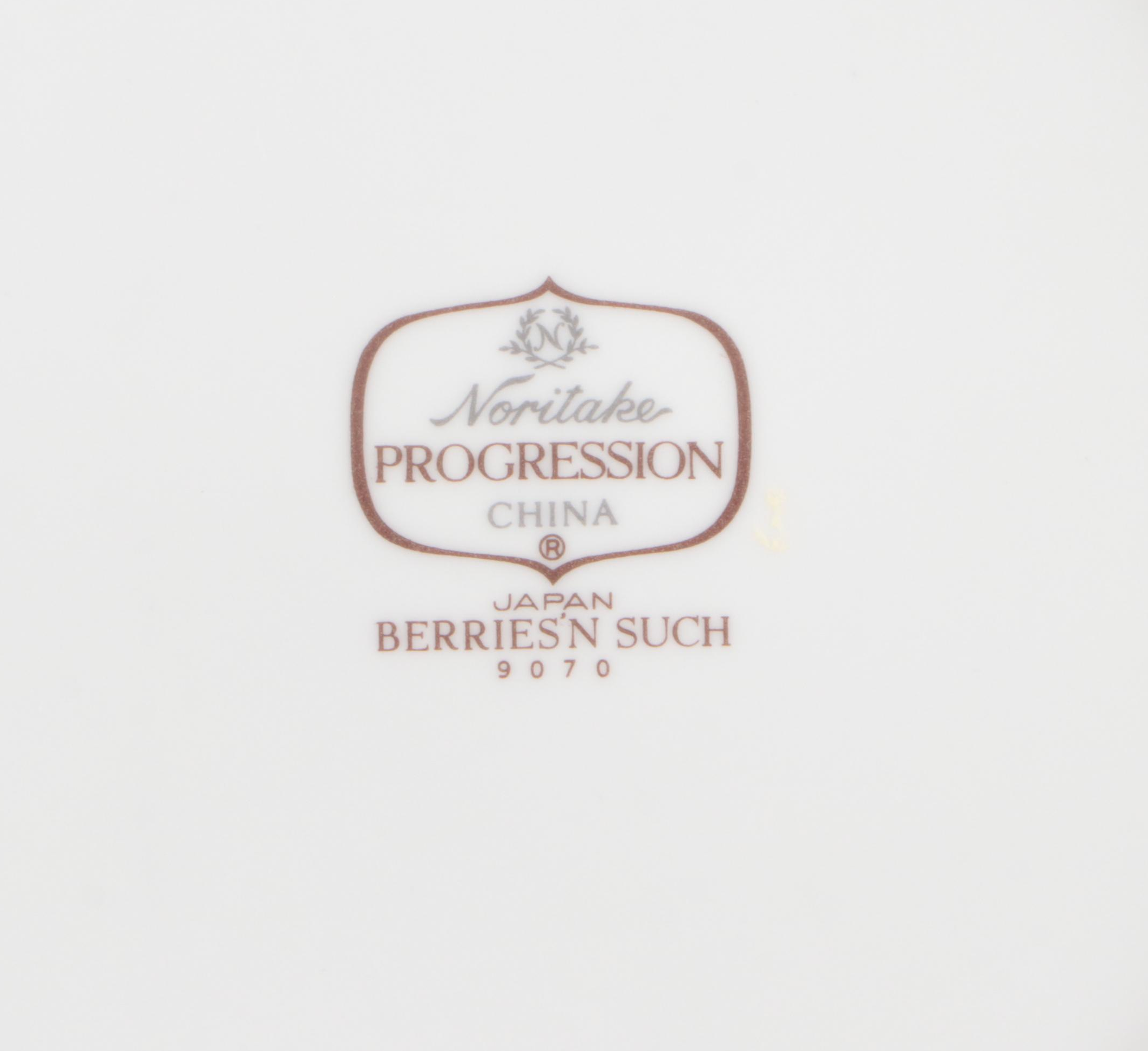 Noritake "Berries'N Such" Ceramic Dinnerware, 1974–1983