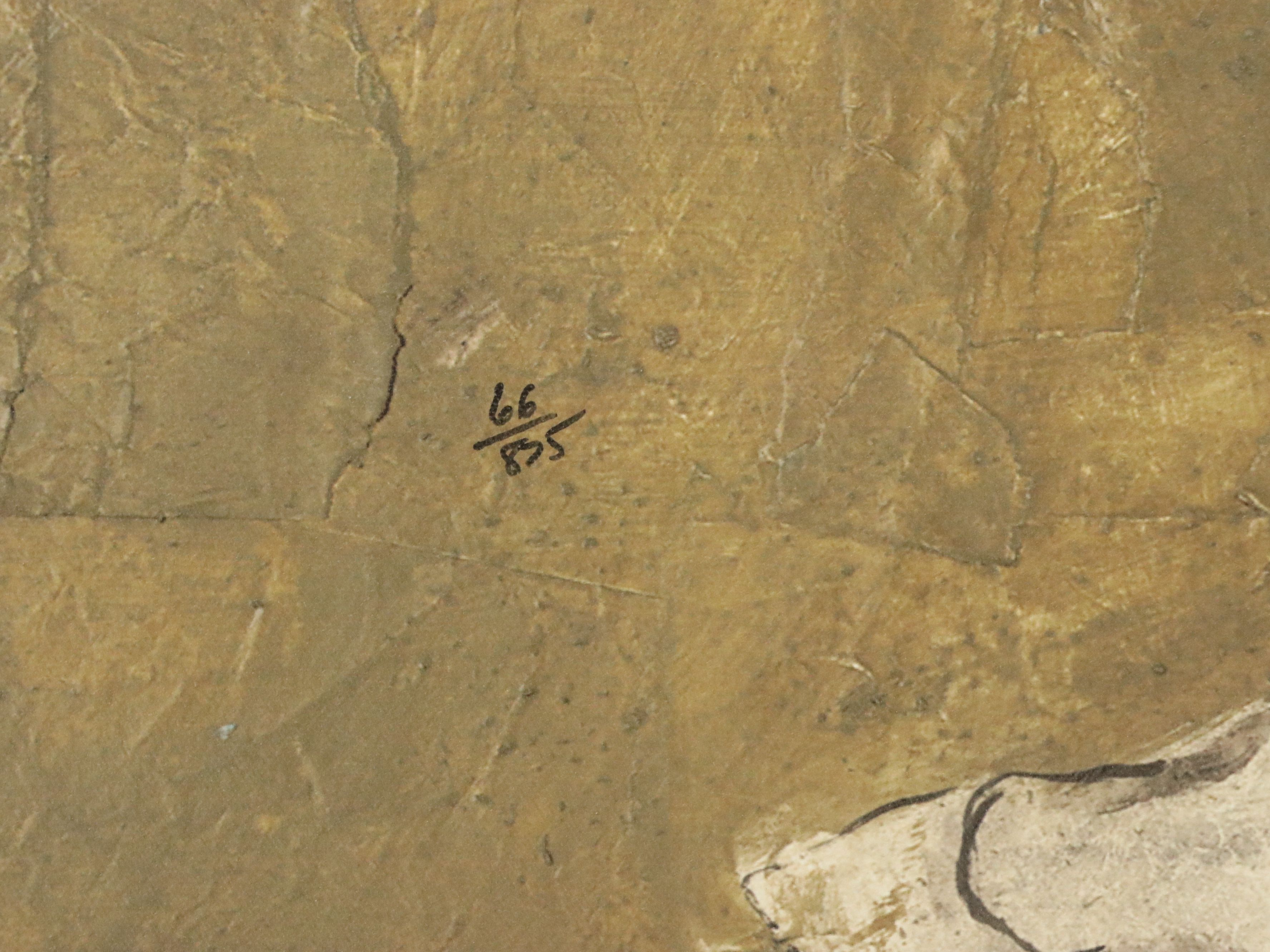 Viktor Klauss Modernist Style Figurative Giclée "Modesty"