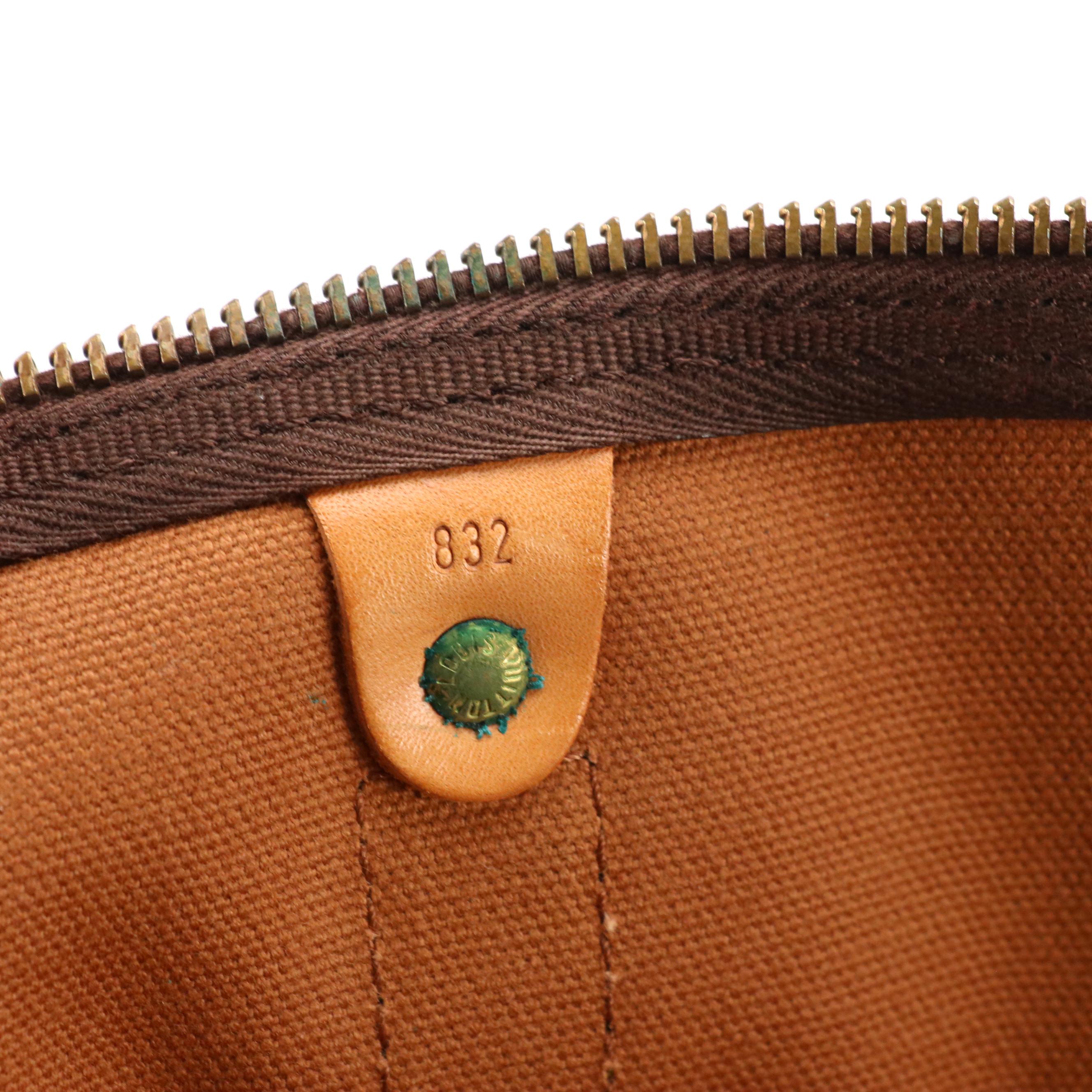 Louis Vuitton Keepall 45 in Monogram Canvas and Vachetta Leather, 1980s