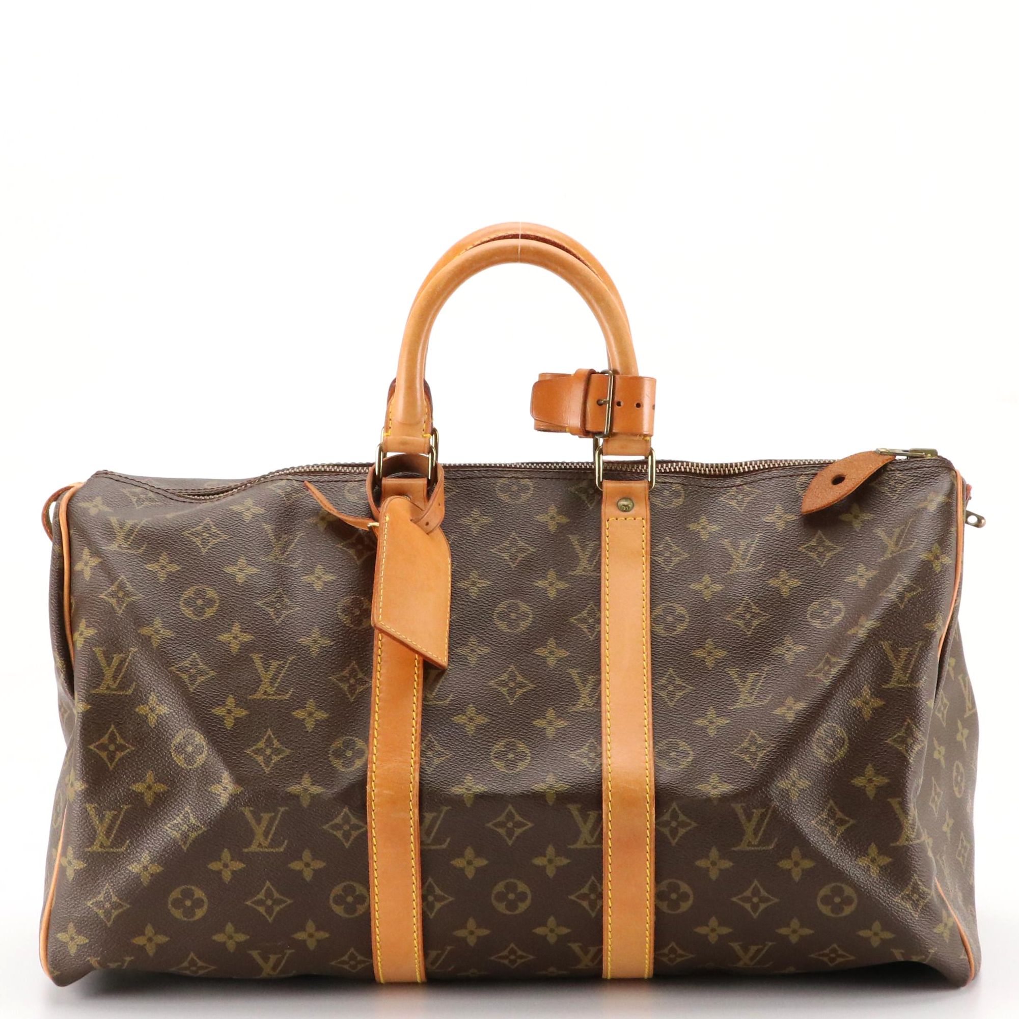 Louis Vuitton Keepall 45 in Monogram Canvas and Vachetta Leather, 1980s