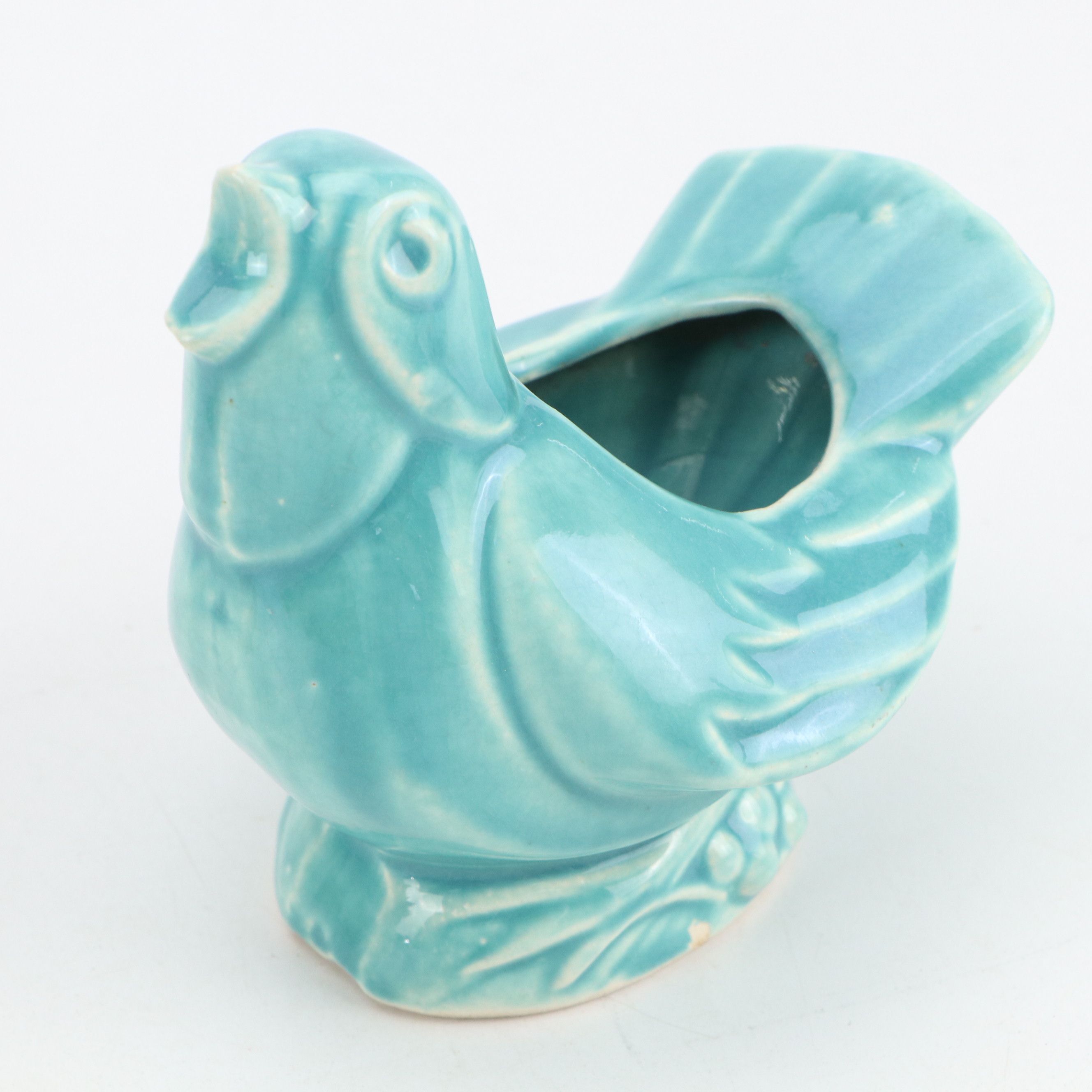 Mid Century Modern Ceramic Bird Planters