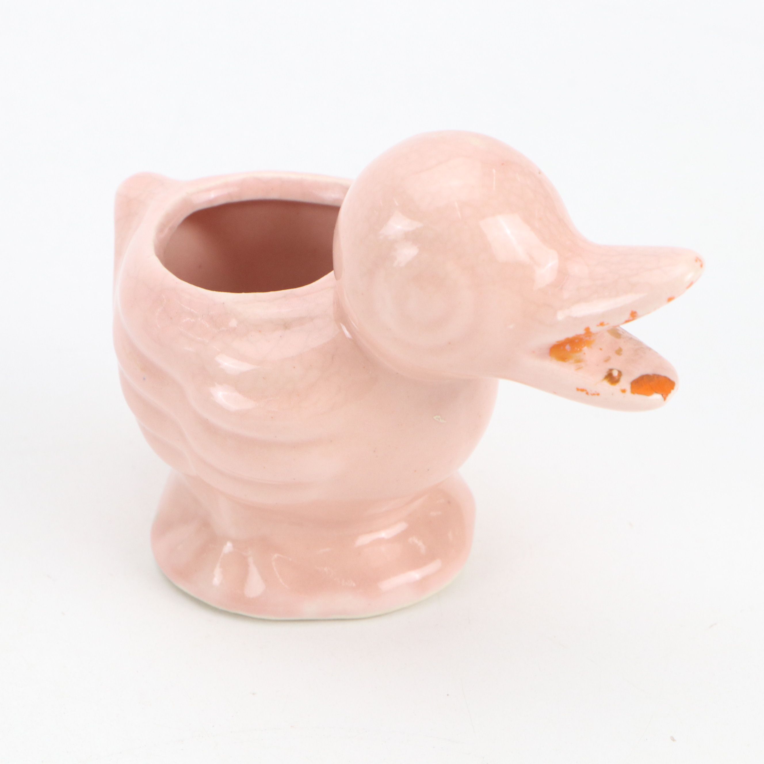 Mid Century Modern Ceramic Bird Planters