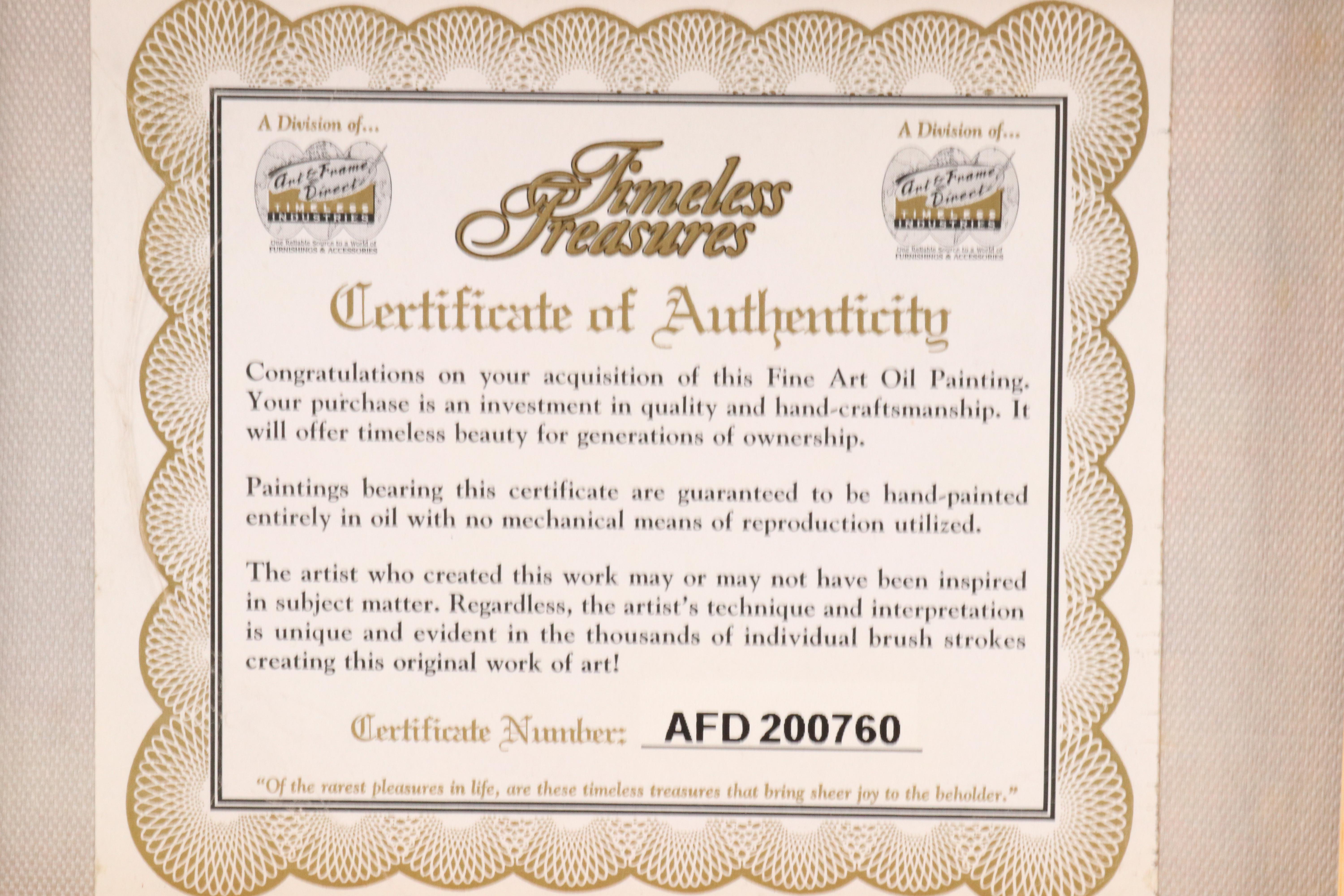 Impressionist Style Floral Still Life Painting, Late 20th Century