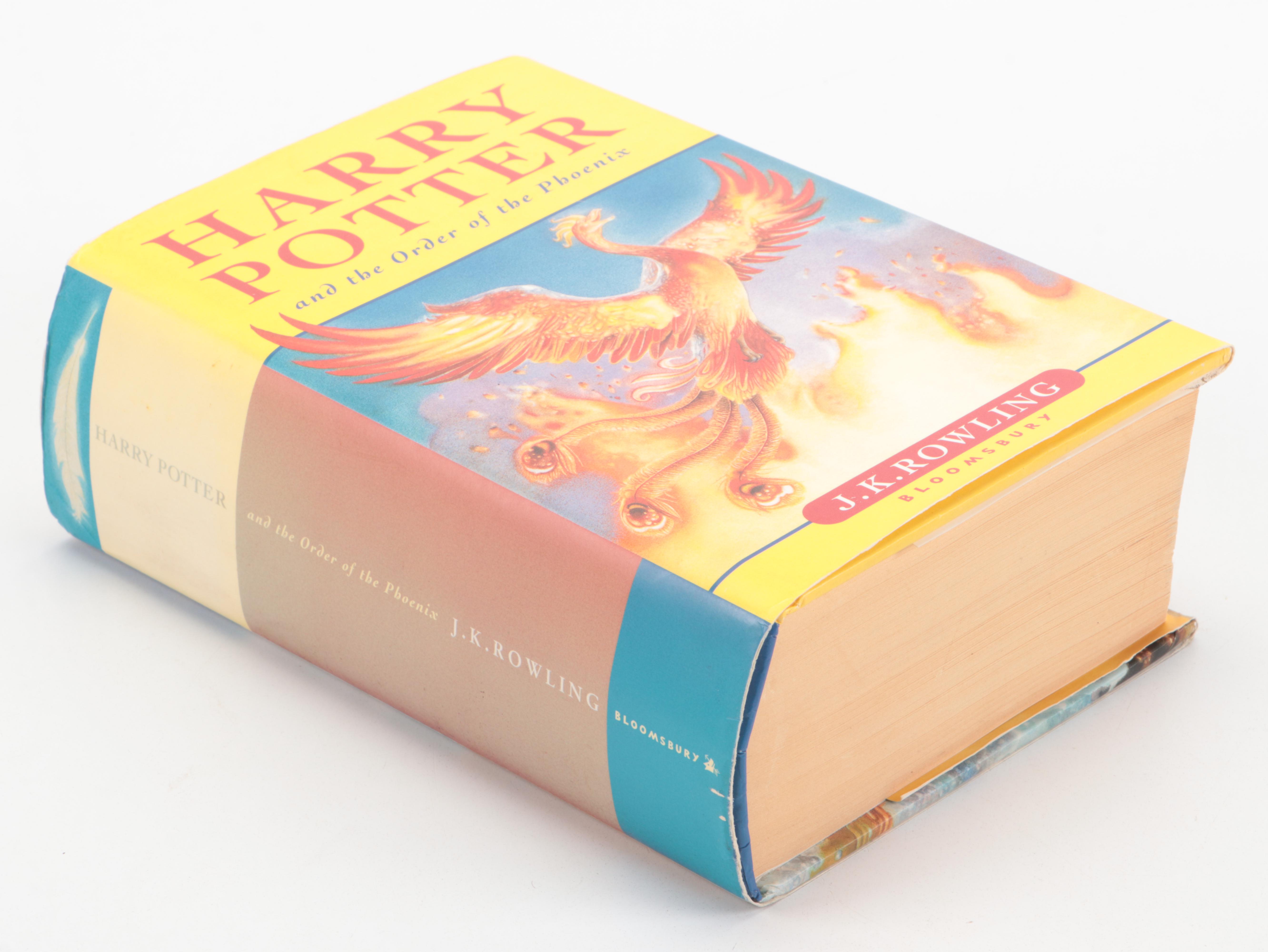 First UK Edition "Harry Potter and the Order of the Phoenix" by J. K. Rowling