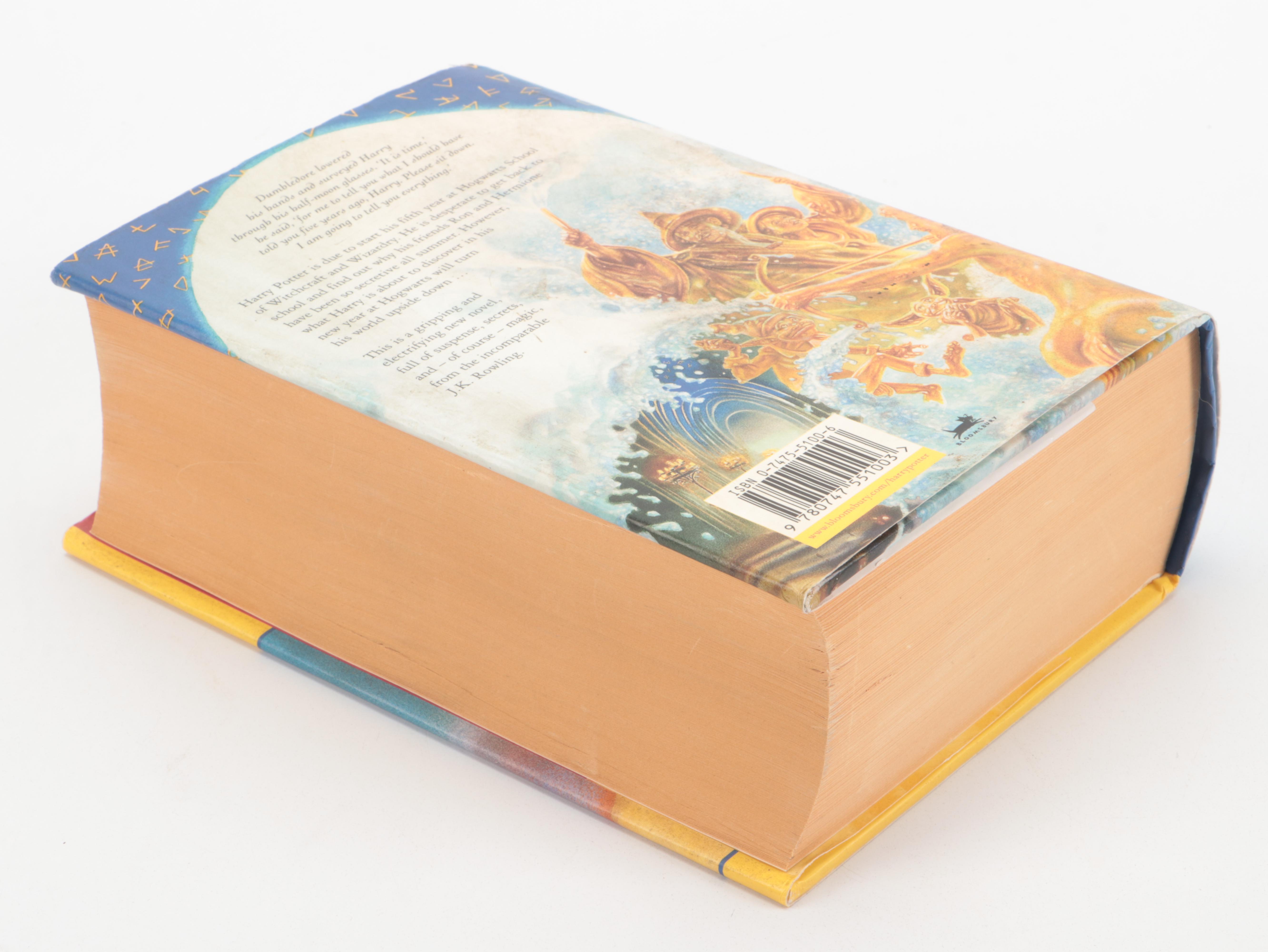 First UK Edition "Harry Potter and the Order of the Phoenix" by J. K. Rowling