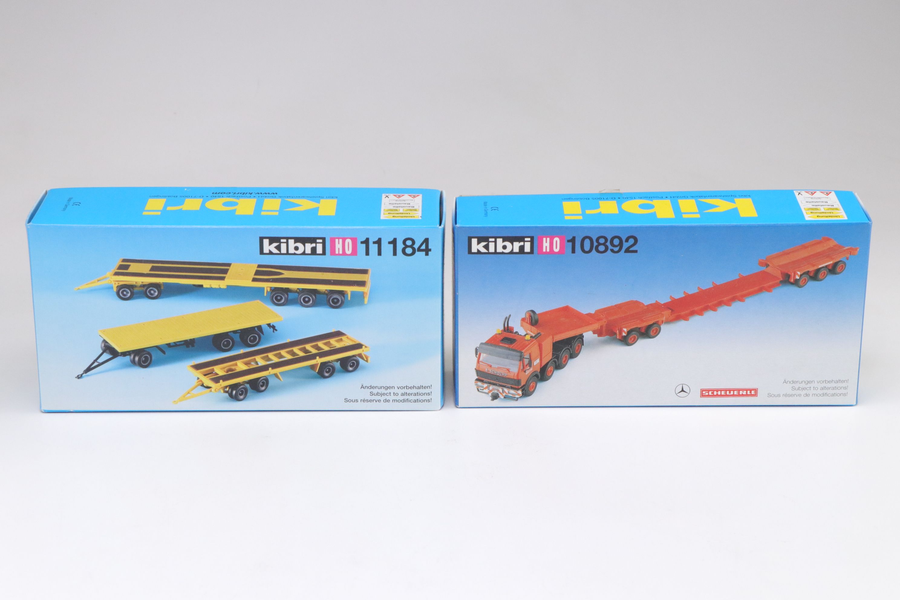 Kibri HO Scale Construction and Military Vehicle Model Kits