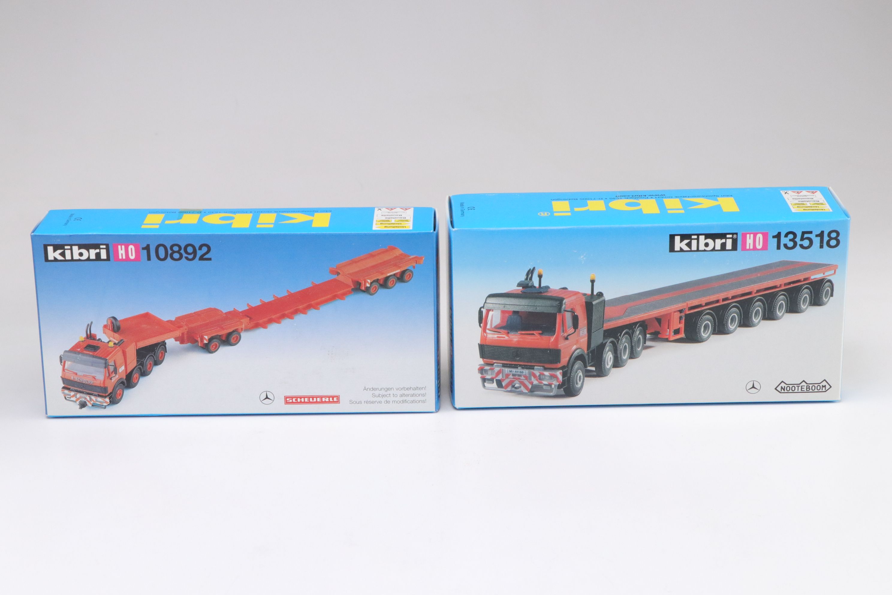 Kibri HO Scale Construction and Military Vehicle Model Kits