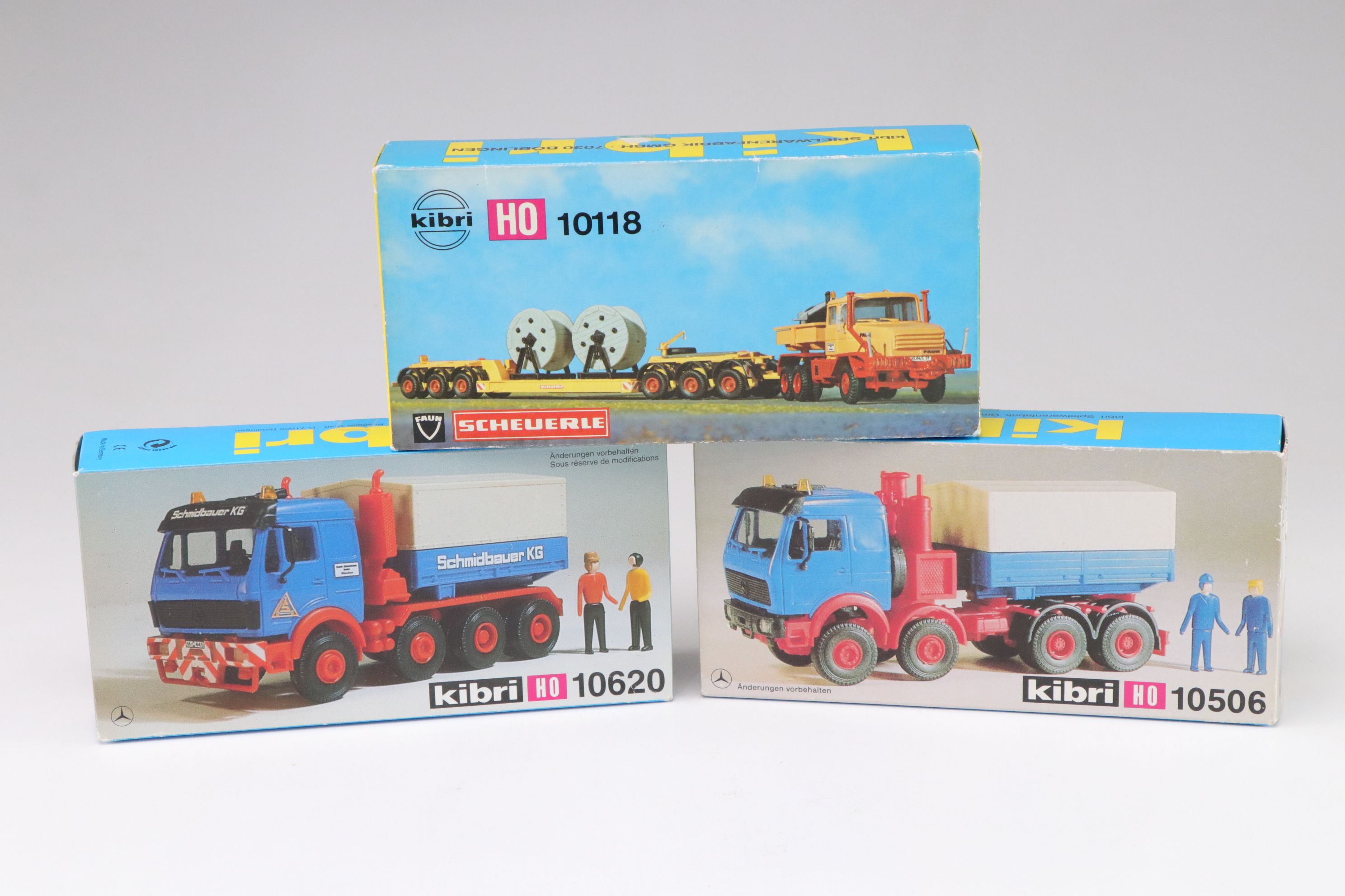 Kibri HO Scale Construction and Military Vehicle Model Kits