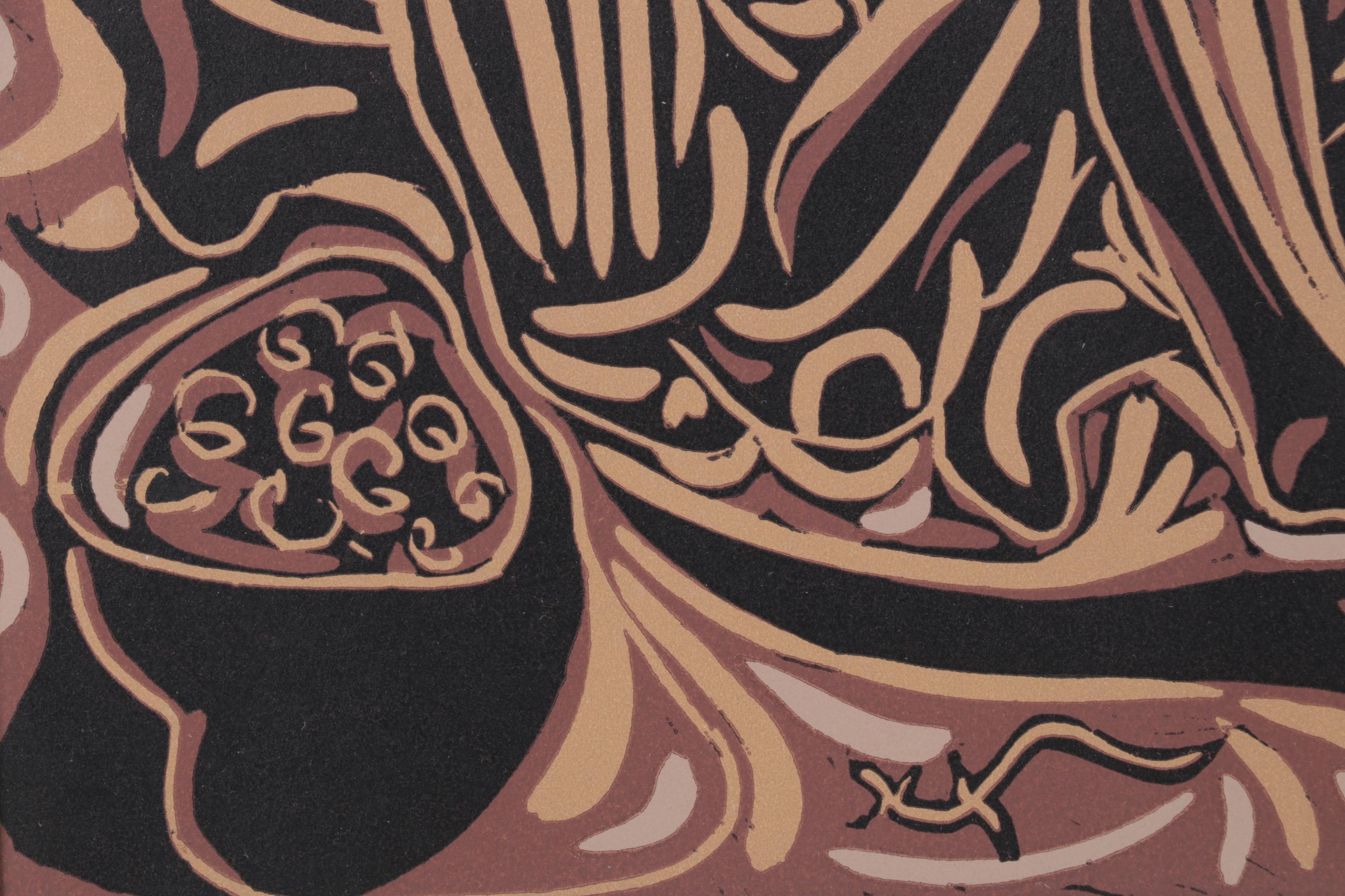 Pablo Picasso Linocut "Les Vendangeurs," 1962