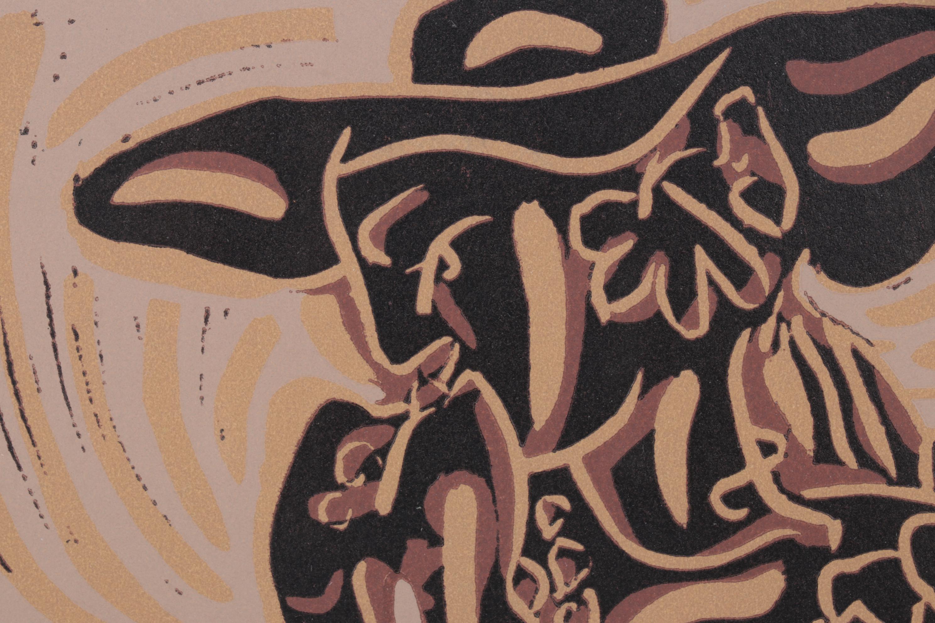 Pablo Picasso Linocut "Les Vendangeurs," 1962