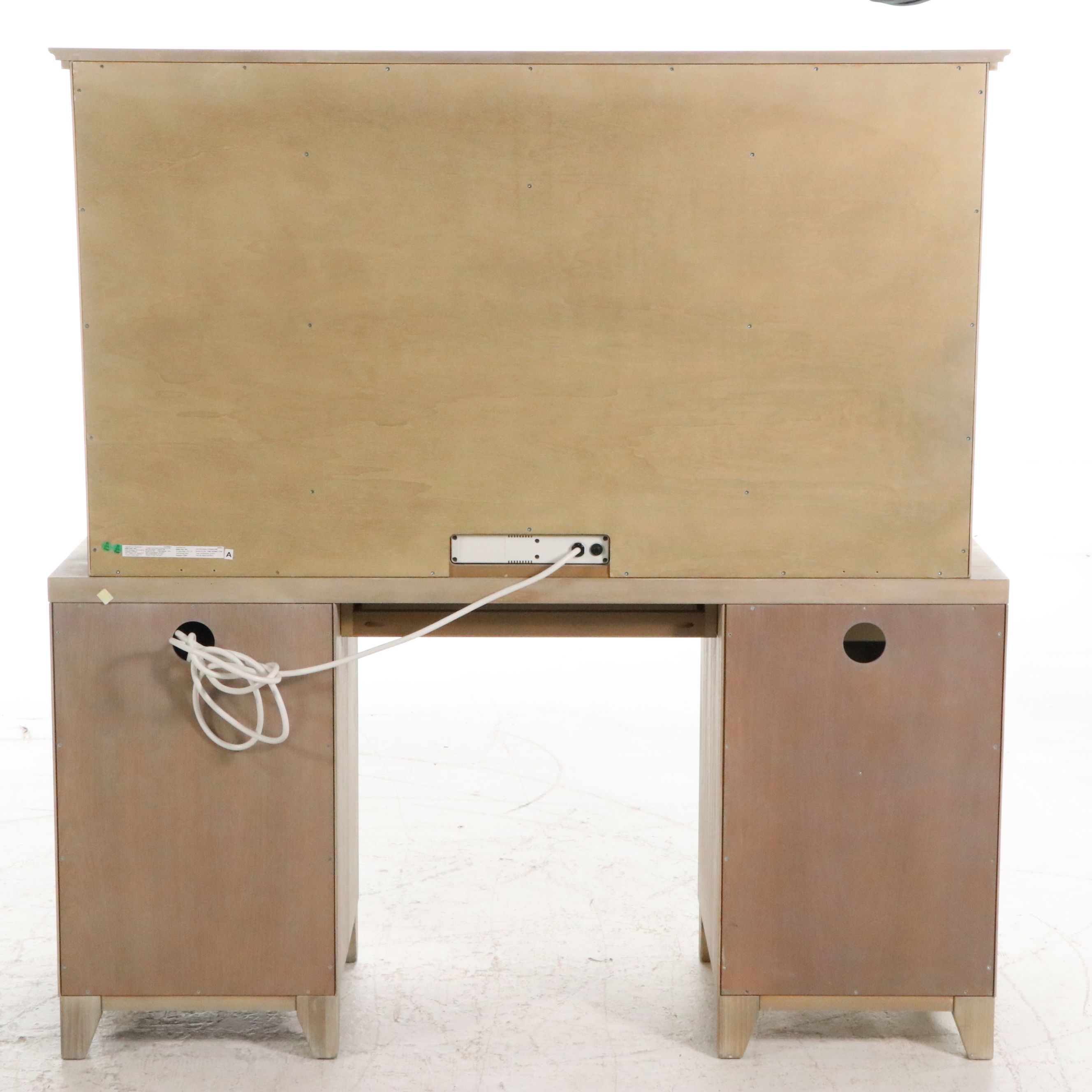 Pottery Barn Teen "Hampton" Desk with Hutch and Pink Computer Chair