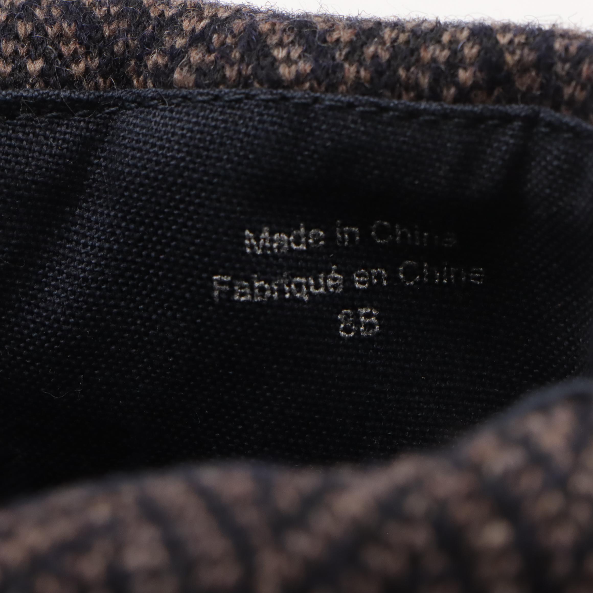 Schuler & Sons for Anthropologie Deanna Harness Boots in Tweed/Leather with Box