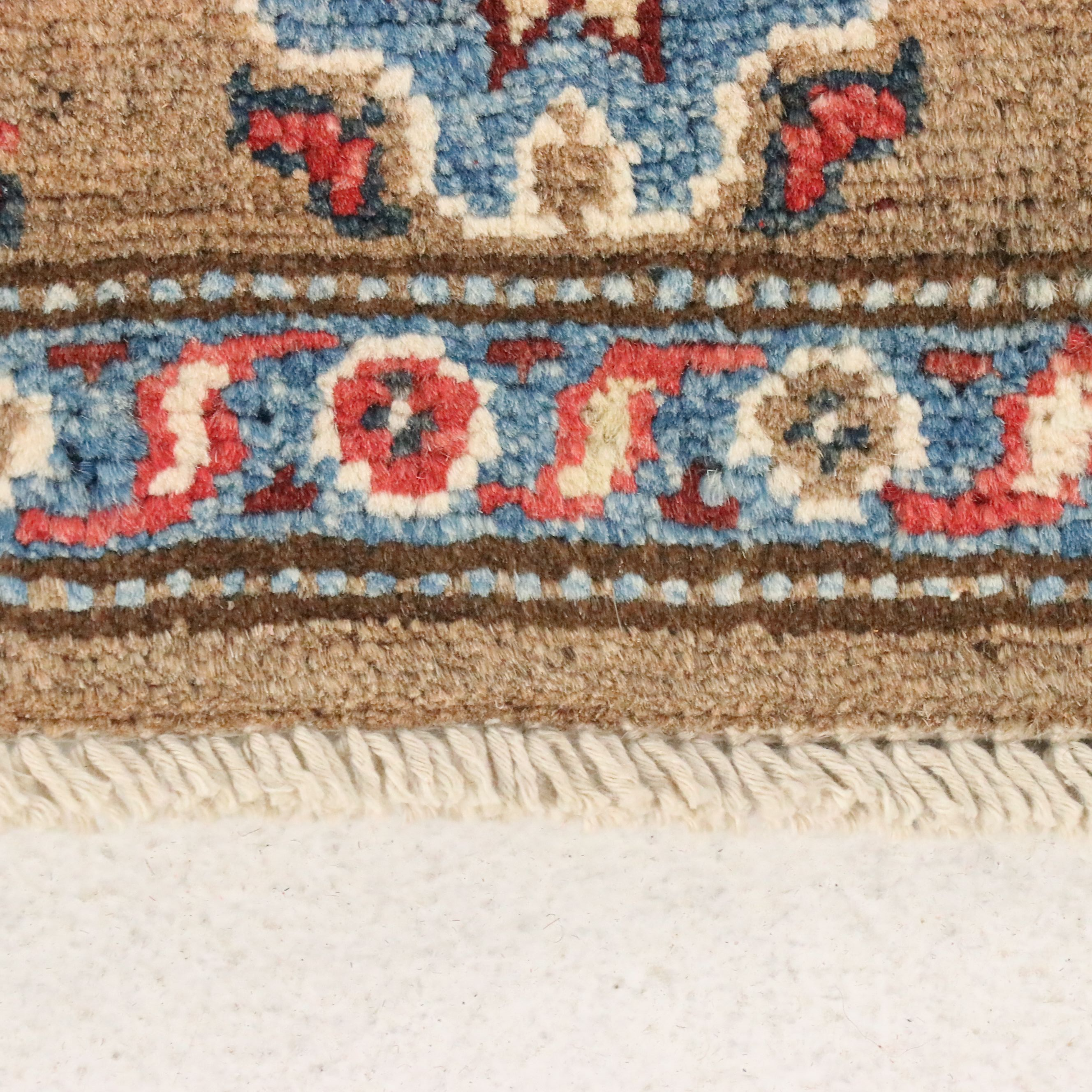 4' x 5'9 Hand-Knotted Pakistani Kazak Area Rug