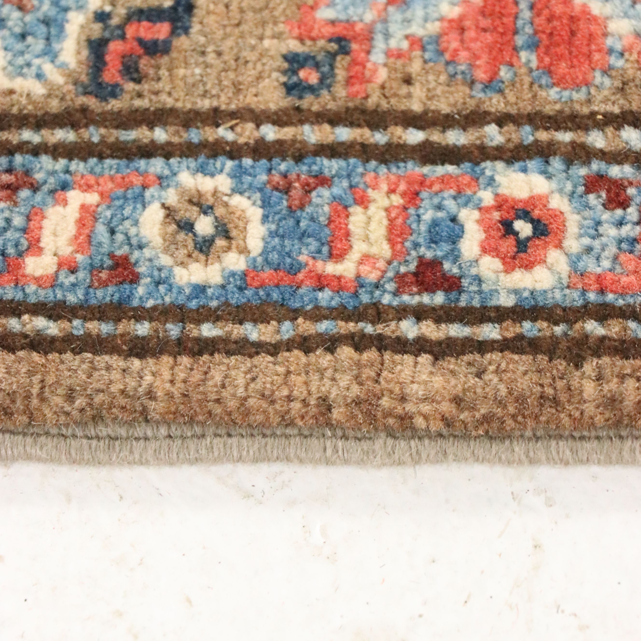 4' x 5'9 Hand-Knotted Pakistani Kazak Area Rug