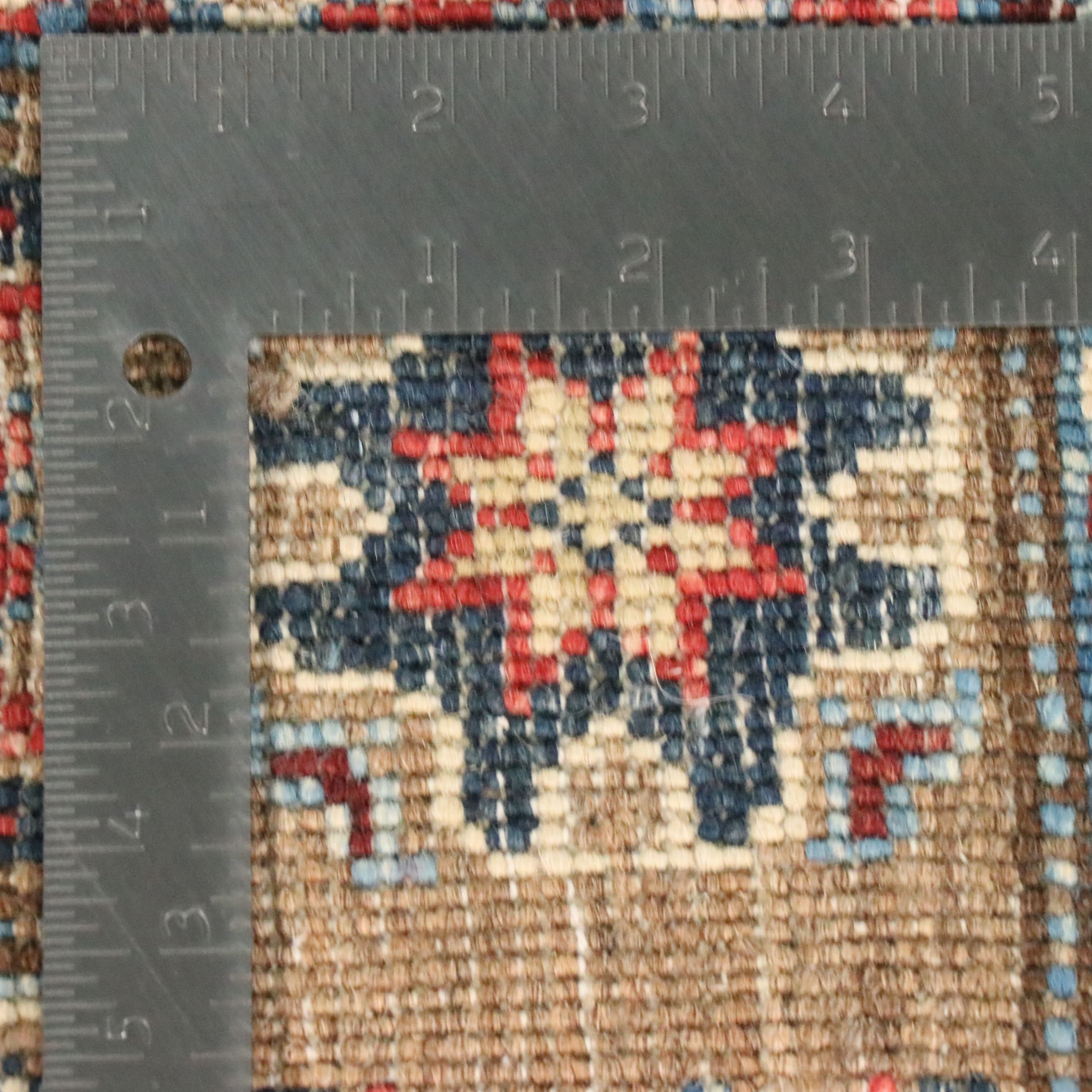 4' x 5'9 Hand-Knotted Pakistani Kazak Area Rug