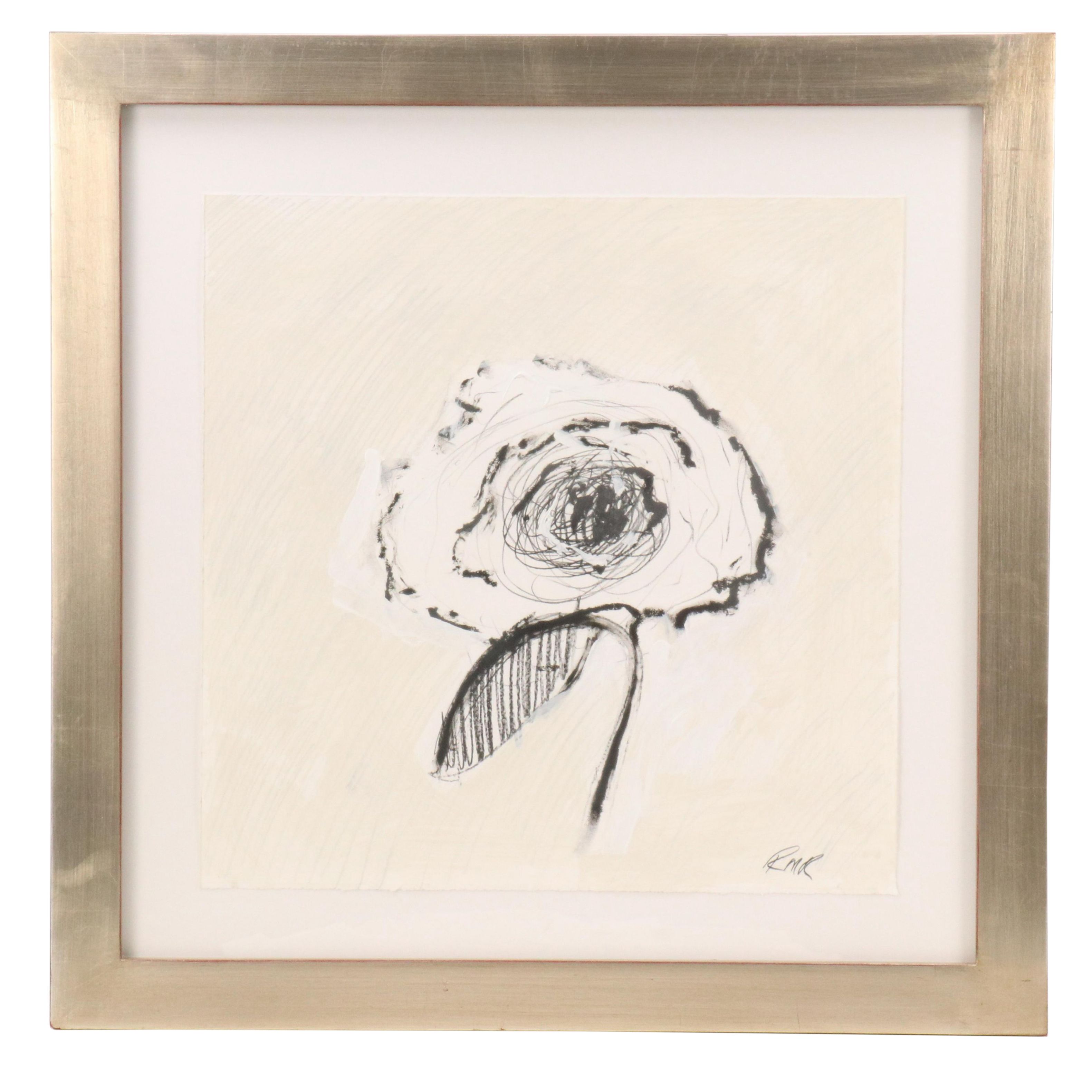 Giclée of a Flower After Robert Robinson