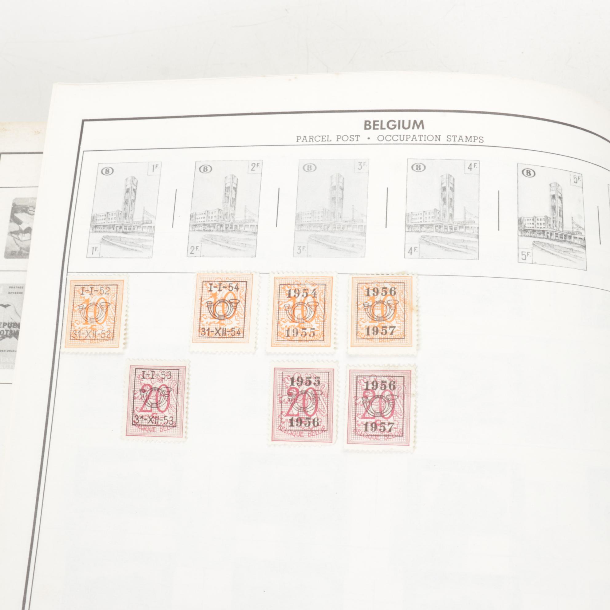 Harris Standard World Stamp Album with Stamps