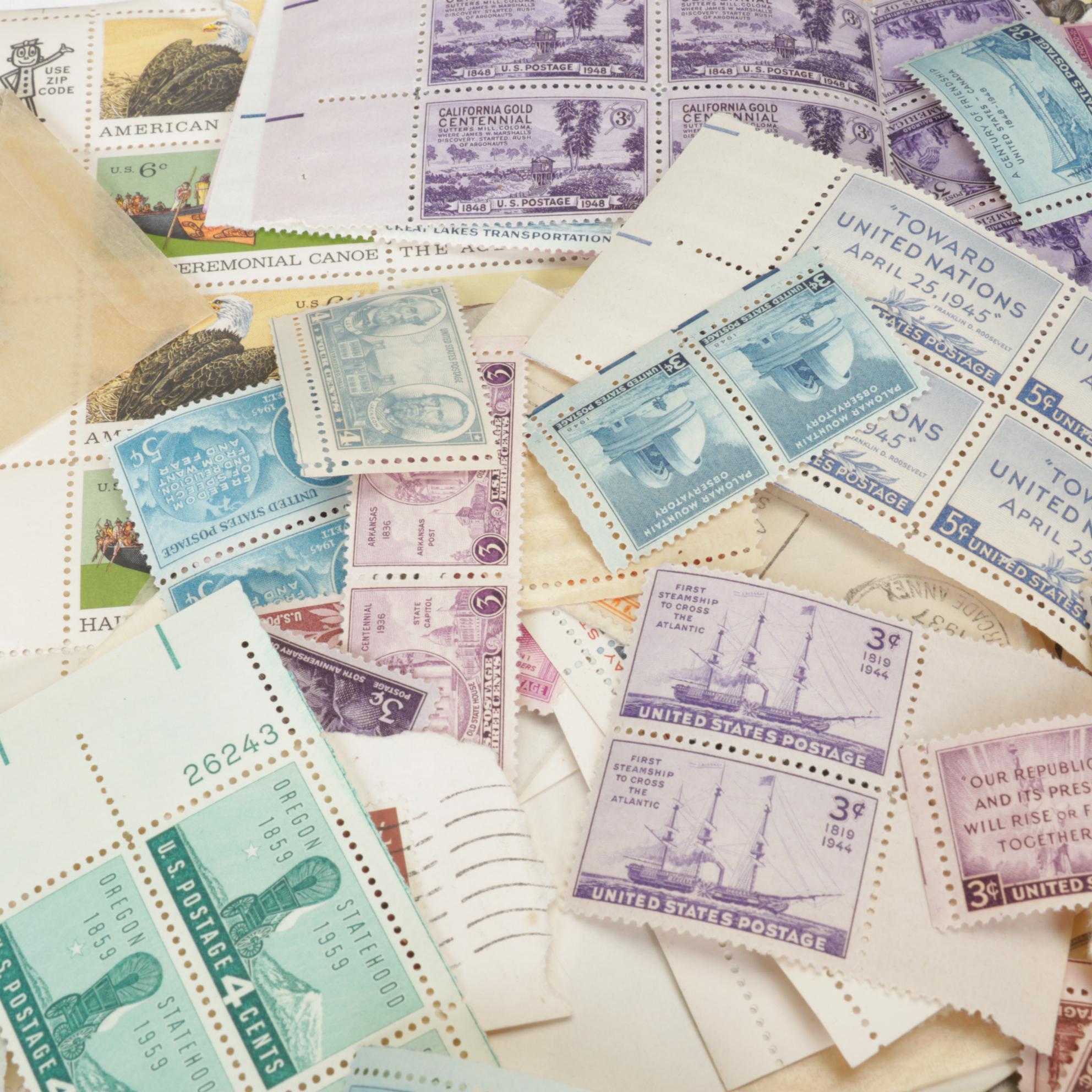 Harris Standard World Stamp Album with Stamps