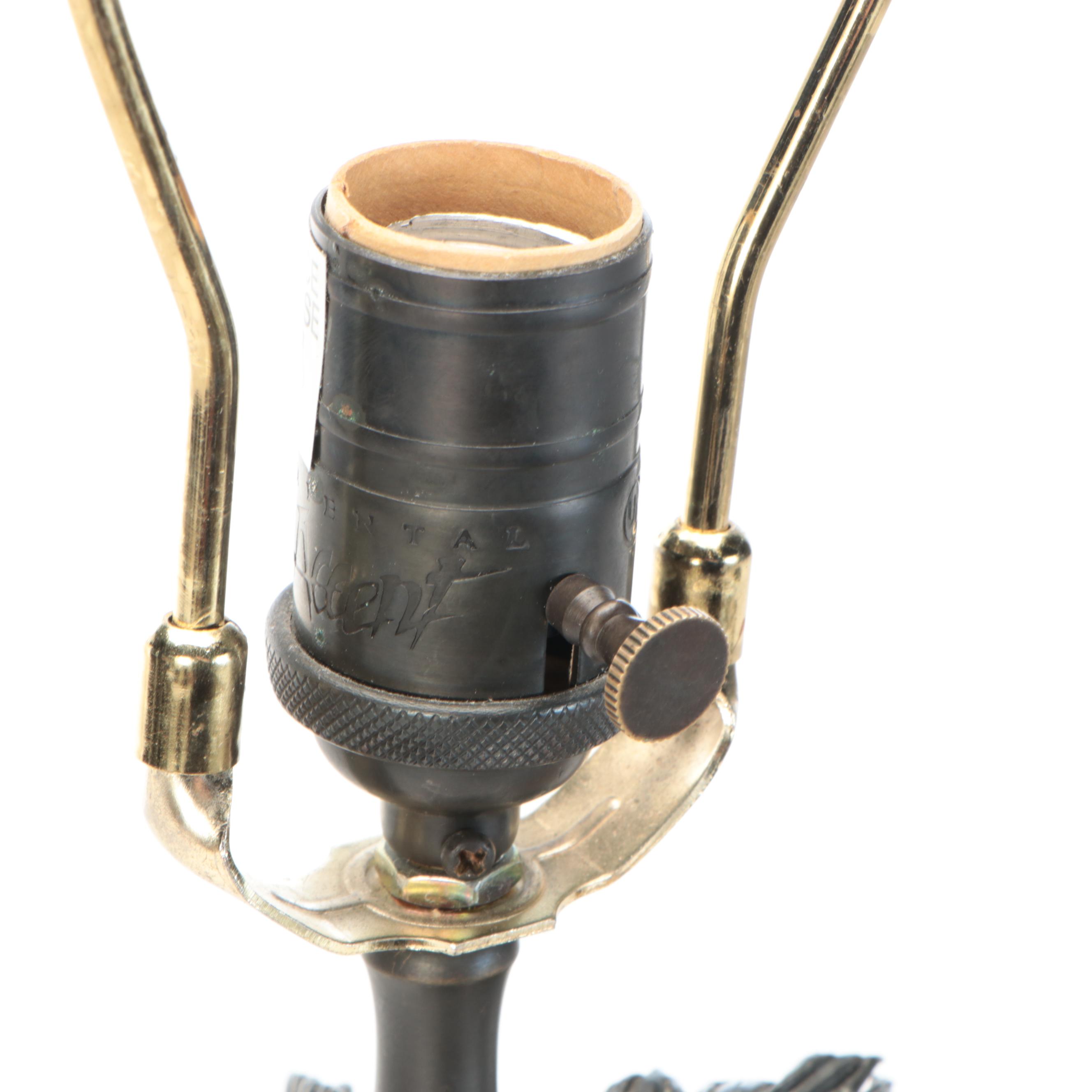 Oriental Accent Brass Camel at Oasis Table Lamp