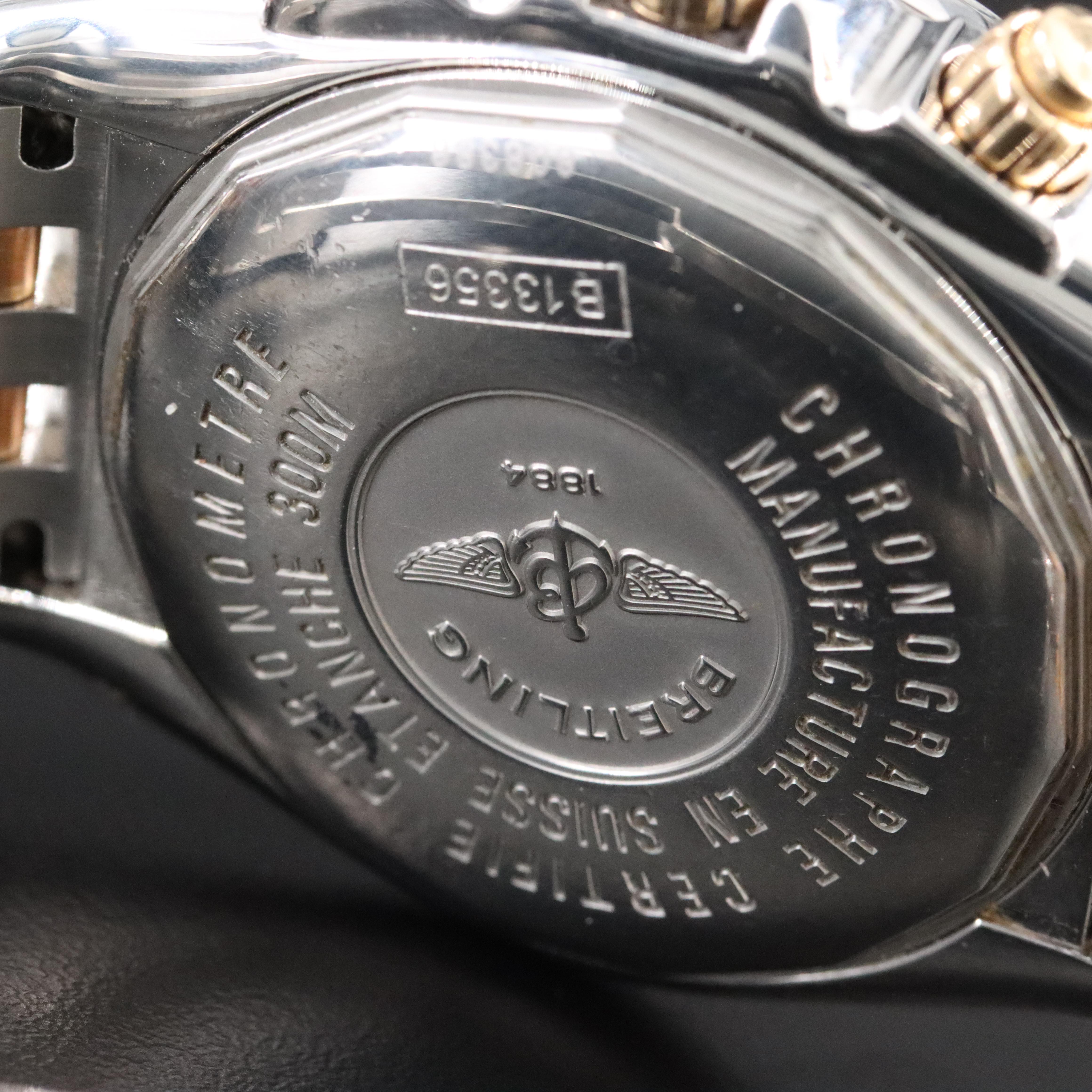 Breitling Chronomat Evolution Custom Diamond 18K and Stainless Steel Watch