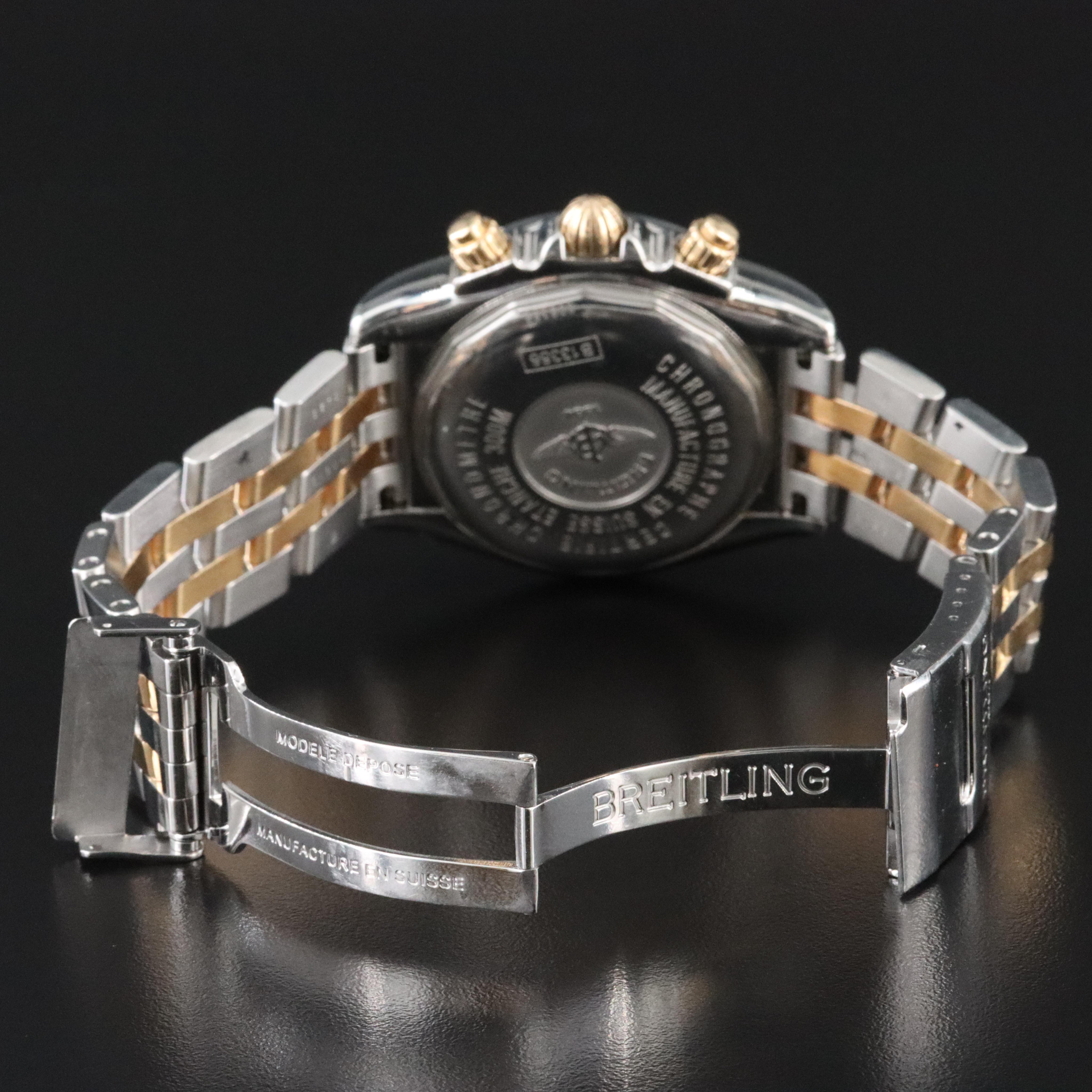 Breitling Chronomat Evolution Custom Diamond 18K and Stainless Steel Watch