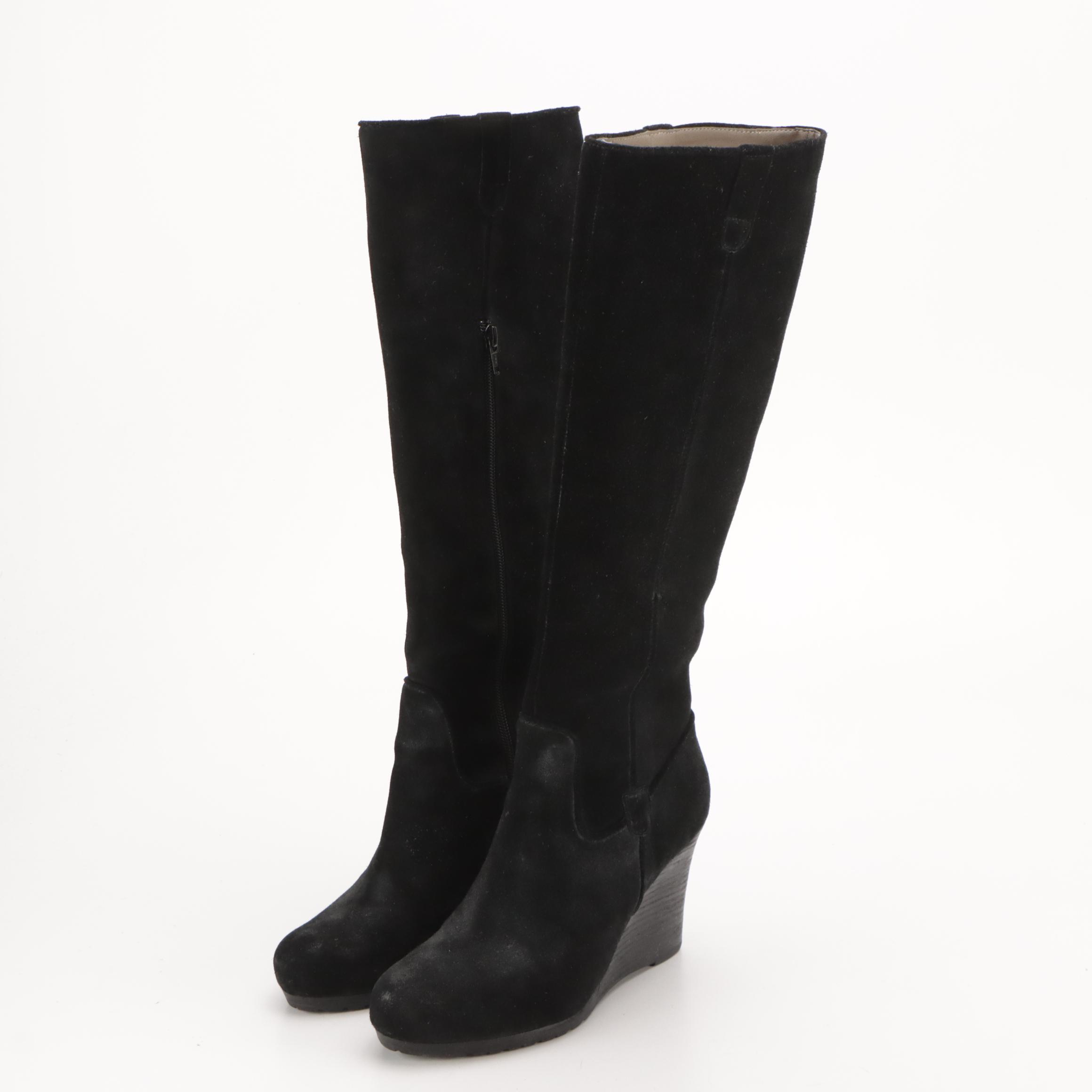 UGG Classic Tall 5815 Sheepskin Boots and BP. Suede Wedge Boots with Boxes