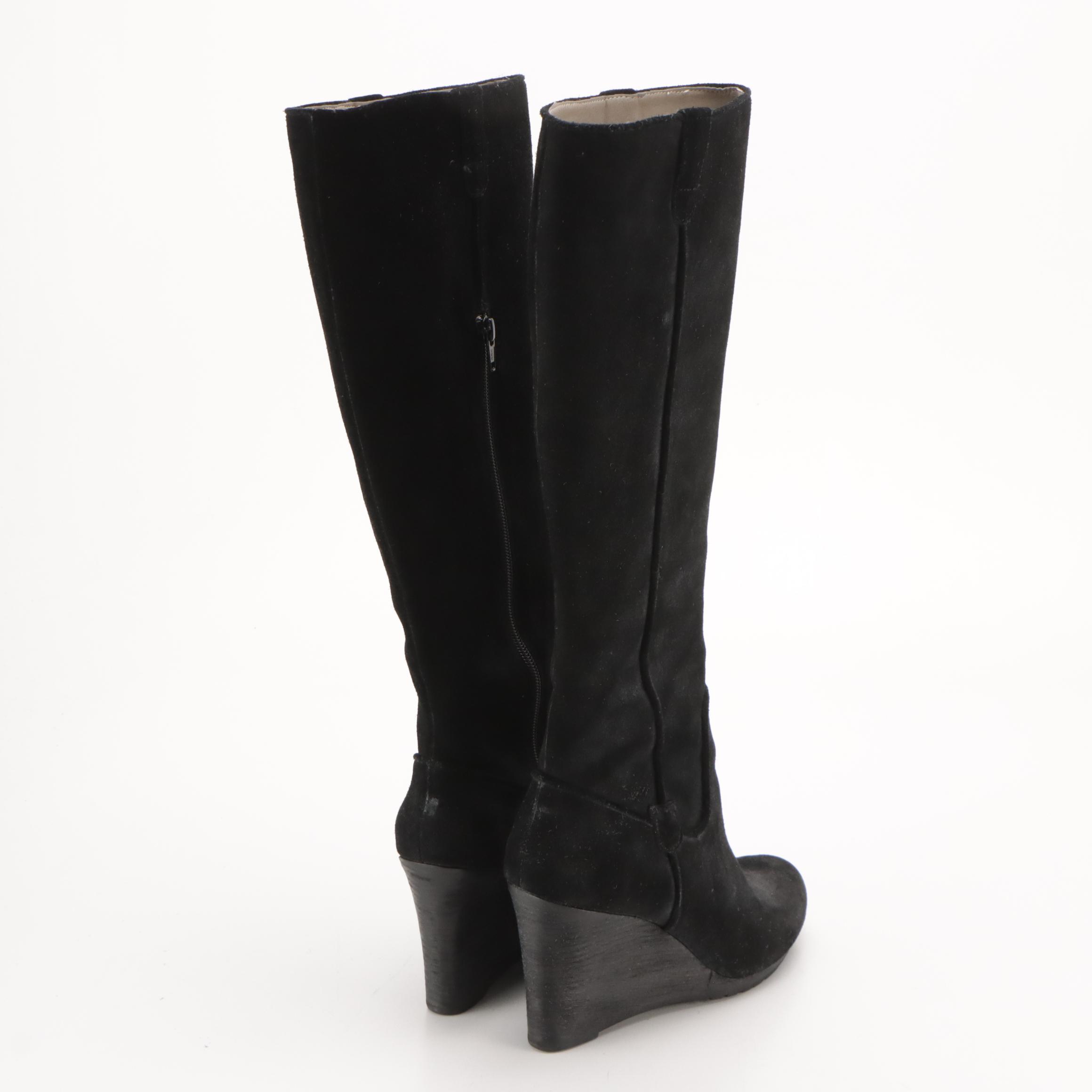 UGG Classic Tall 5815 Sheepskin Boots and BP. Suede Wedge Boots with Boxes