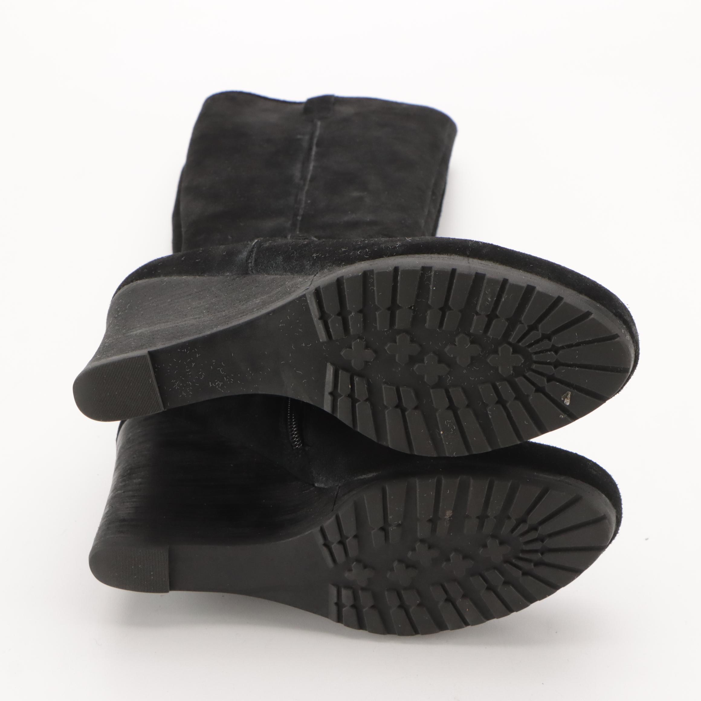 UGG Classic Tall 5815 Sheepskin Boots and BP. Suede Wedge Boots with Boxes