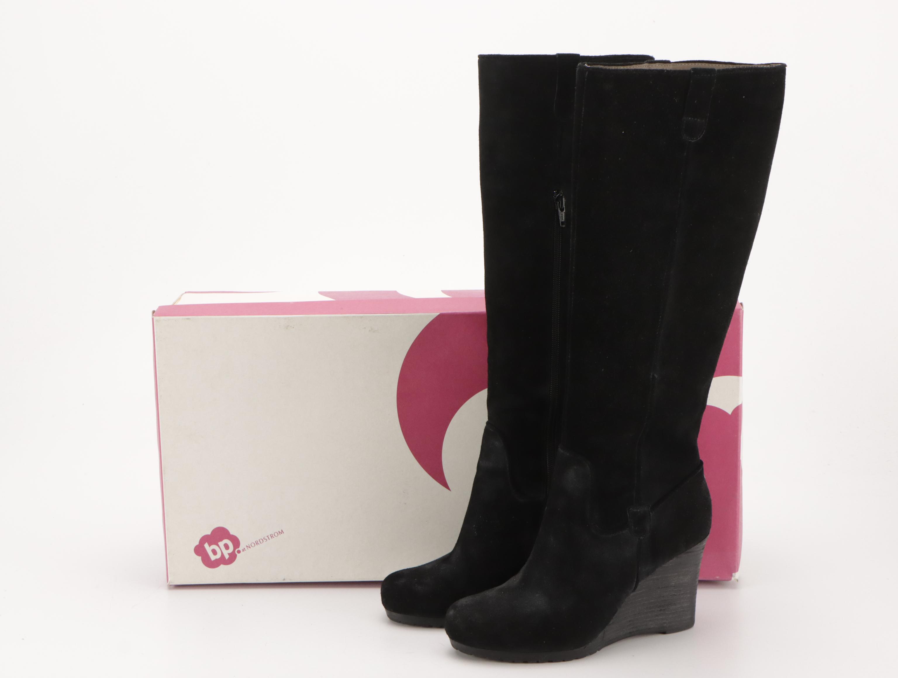 UGG Classic Tall 5815 Sheepskin Boots and BP. Suede Wedge Boots with Boxes