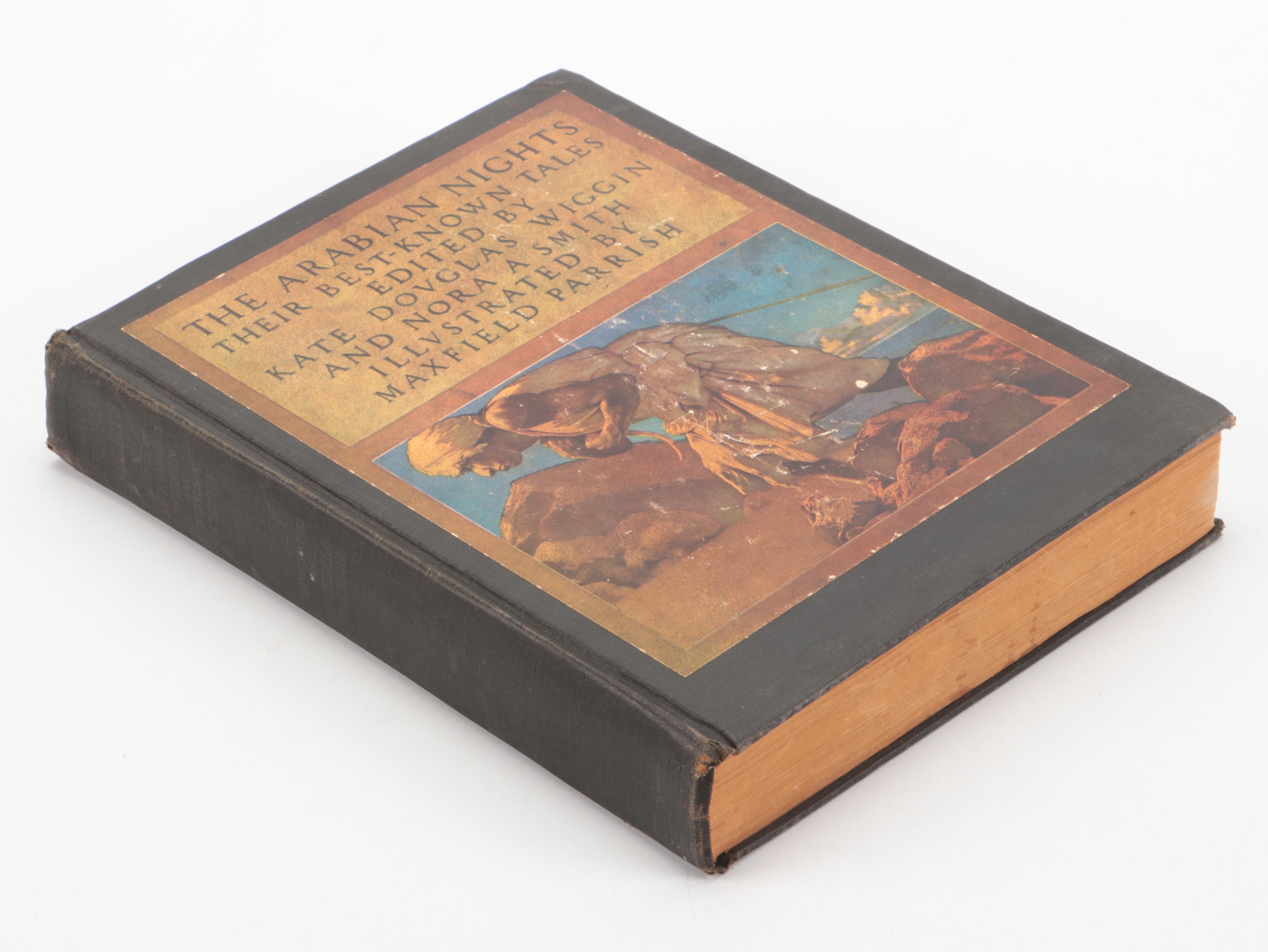 Maxfield Parrish Illustrated "The Arabian Nights" Edited by Wiggin and Smith