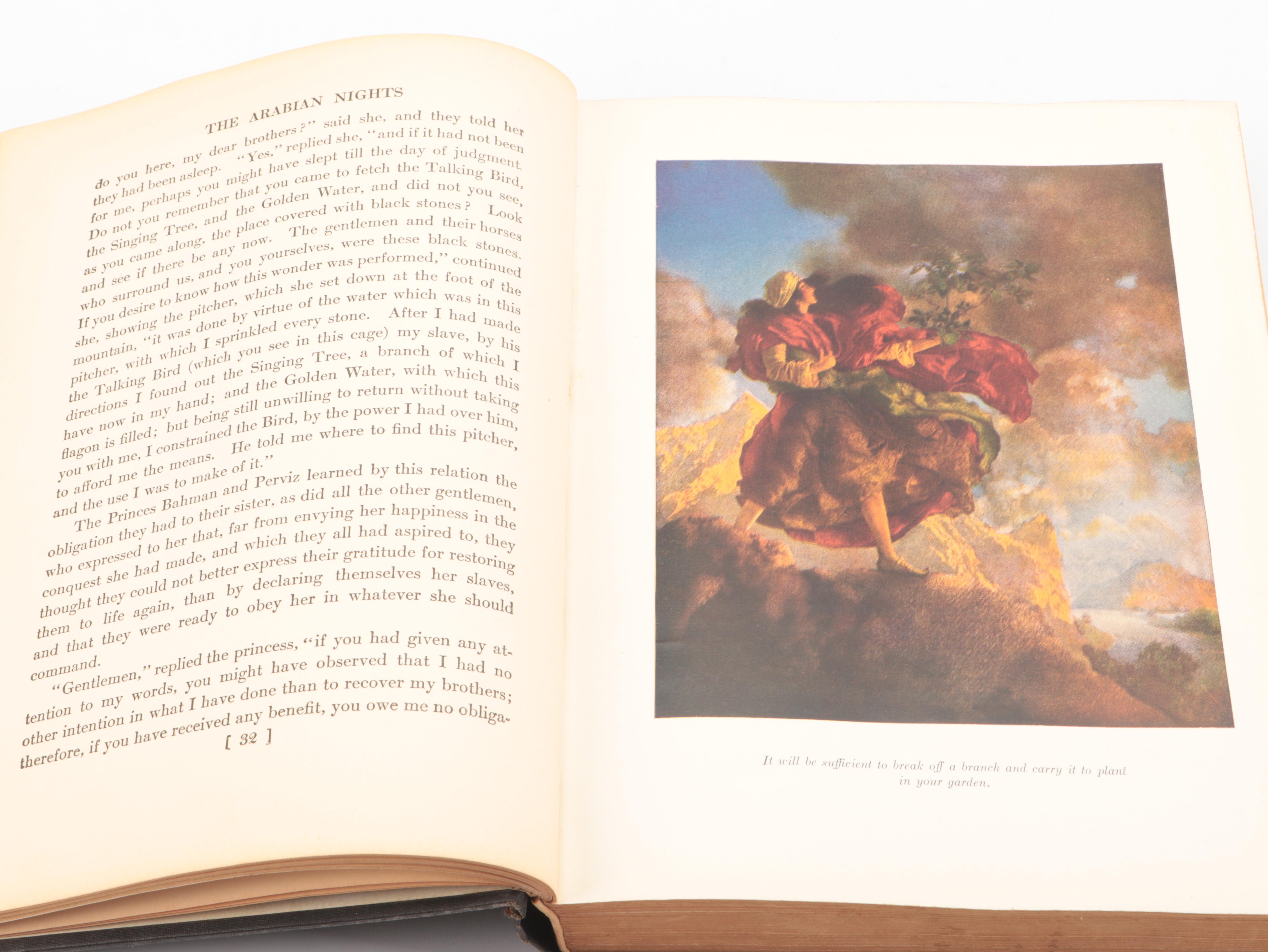 Maxfield Parrish Illustrated "The Arabian Nights" Edited by Wiggin and Smith