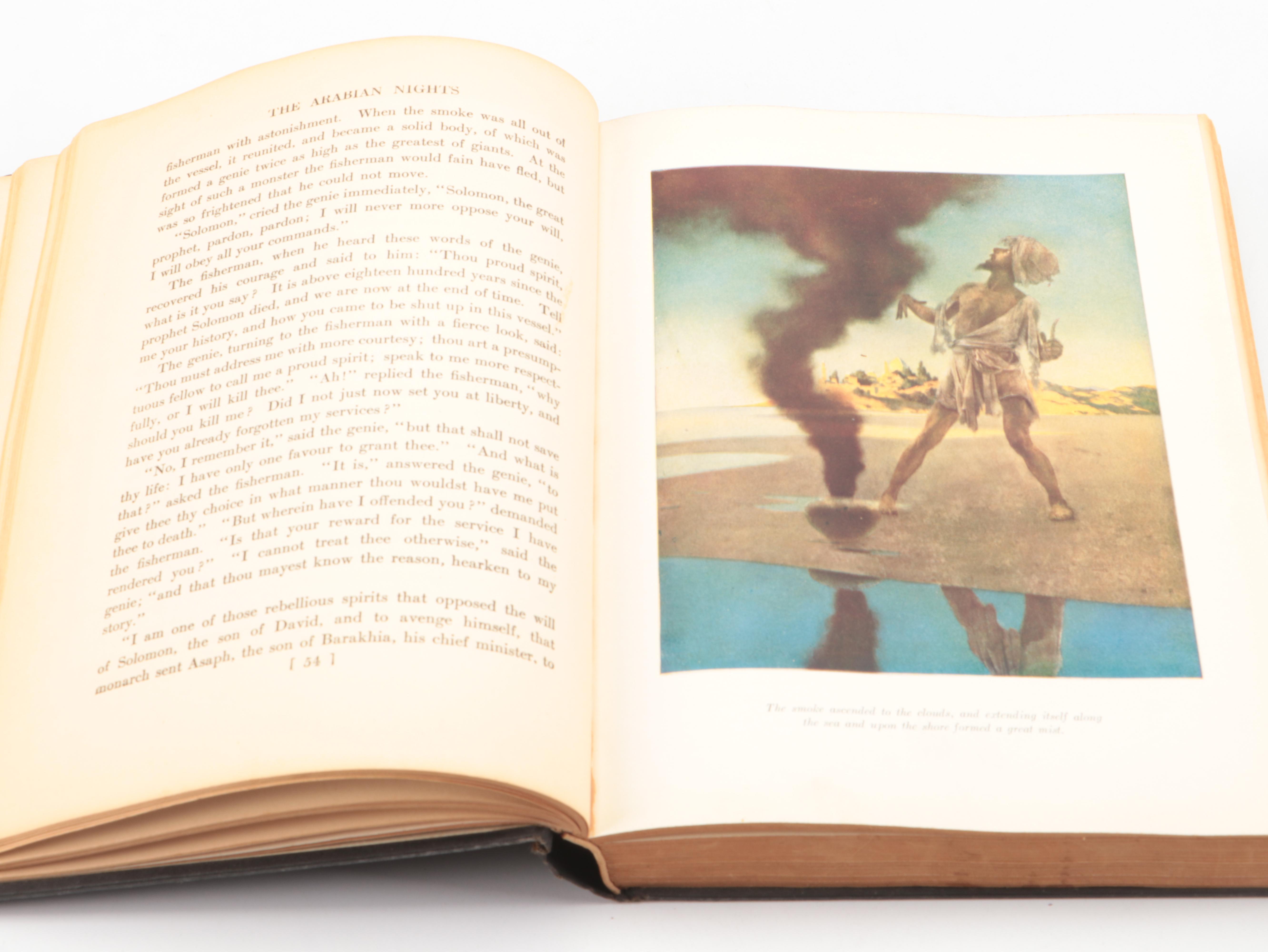 Maxfield Parrish Illustrated "The Arabian Nights" Edited by Wiggin and Smith