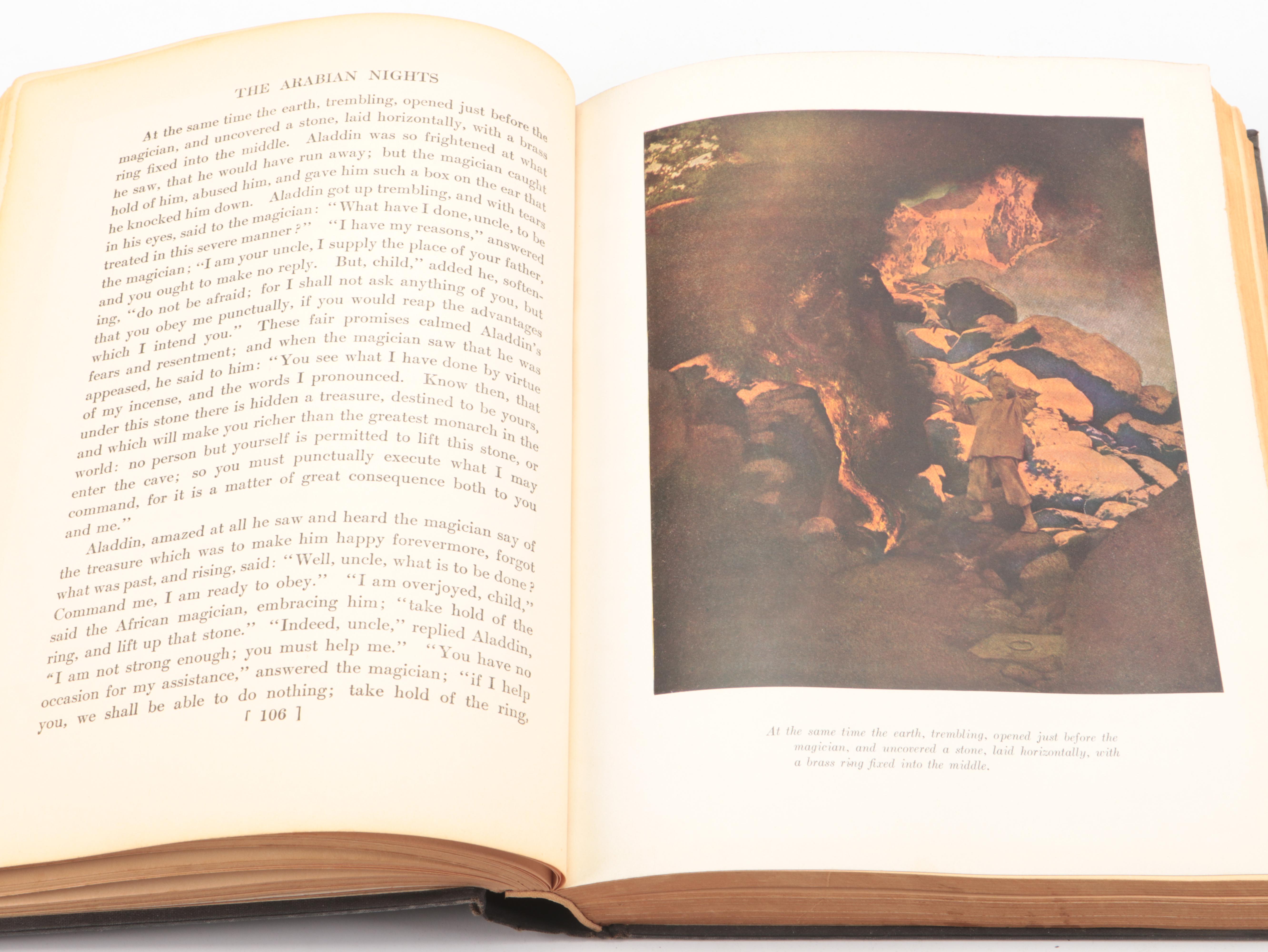 Maxfield Parrish Illustrated "The Arabian Nights" Edited by Wiggin and Smith