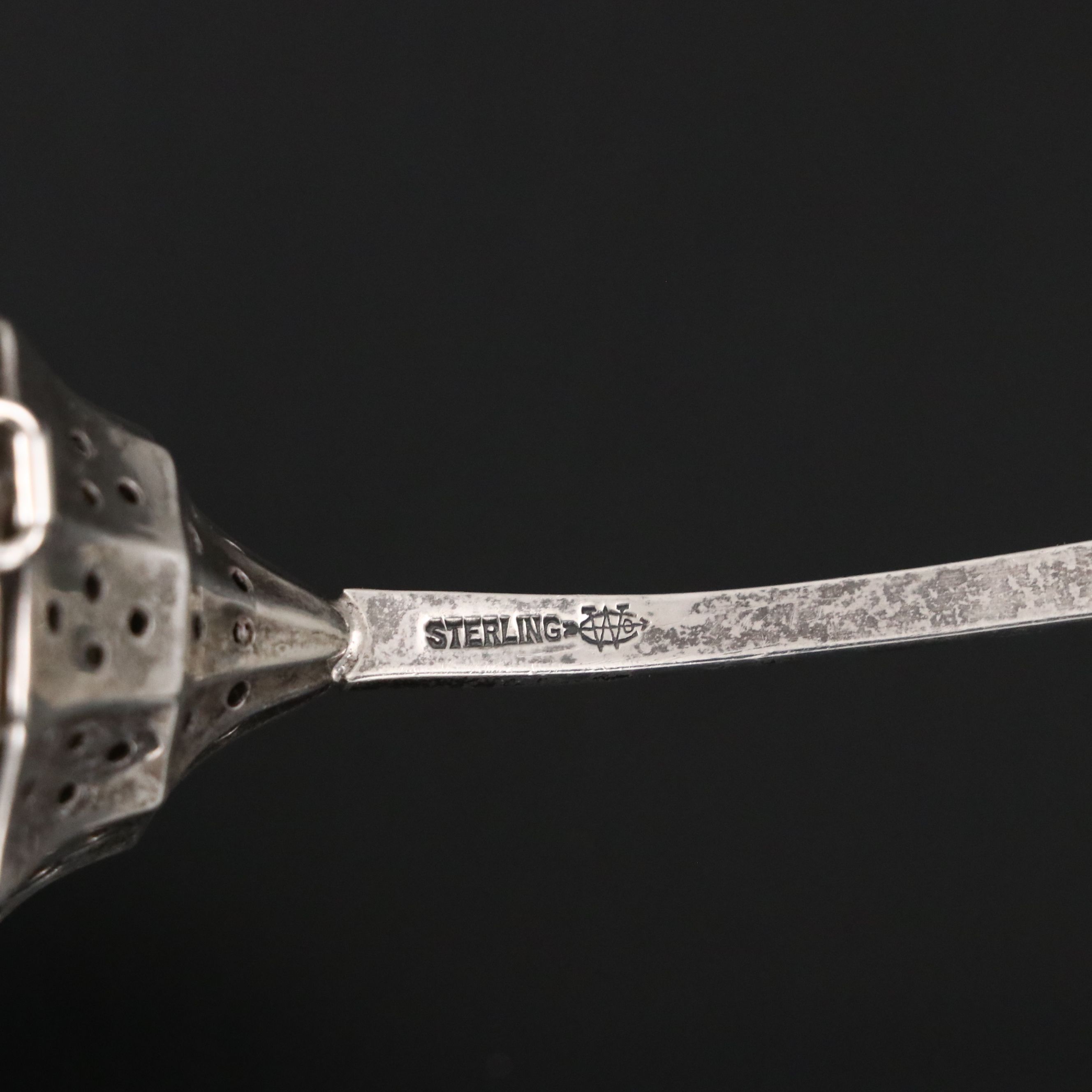 Webster and Fessenden Sterling Silver Tea Strainers, Late 19th / Early 20th C.