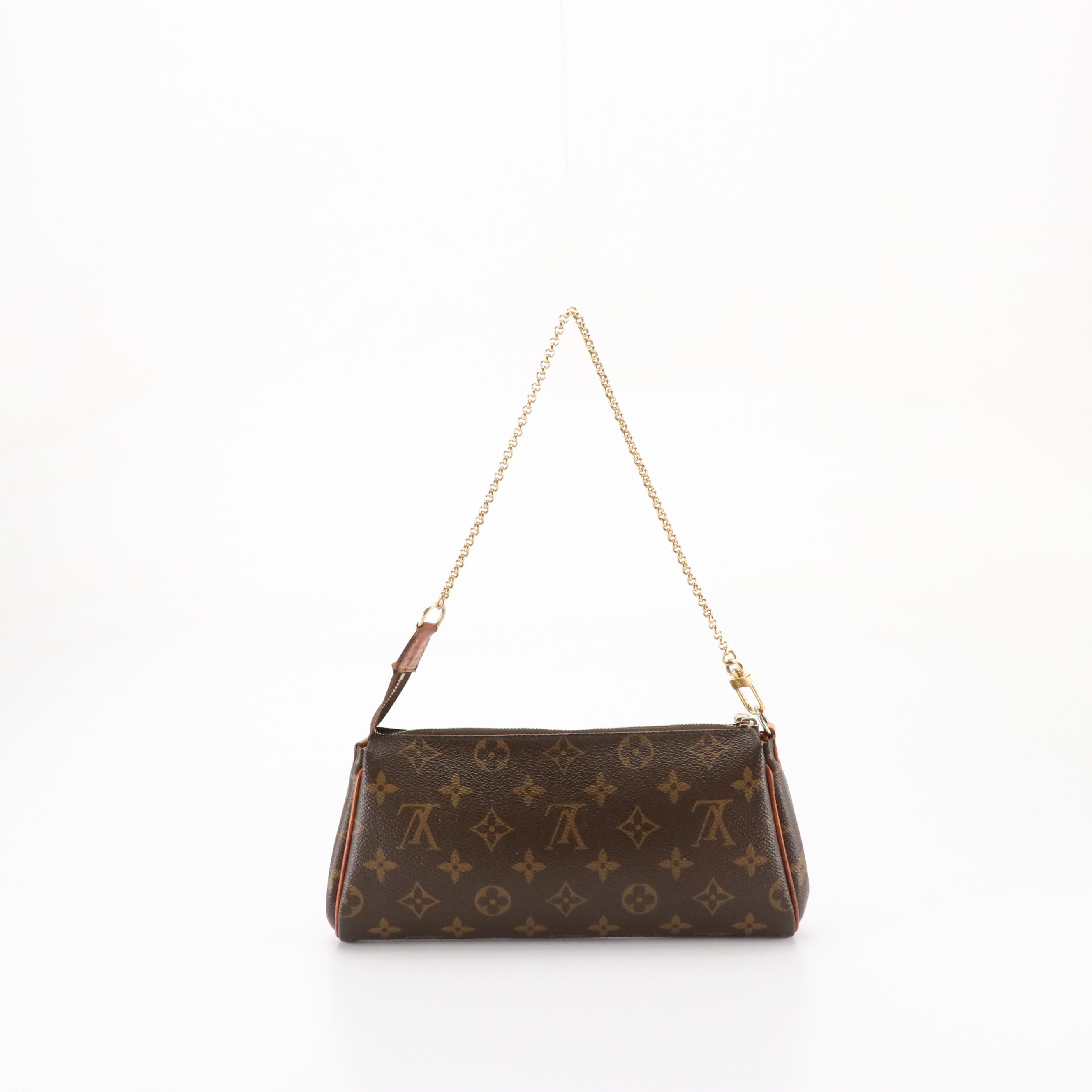 Louis Vuitton Eva Pochette Crossbody in Monogram Canvas