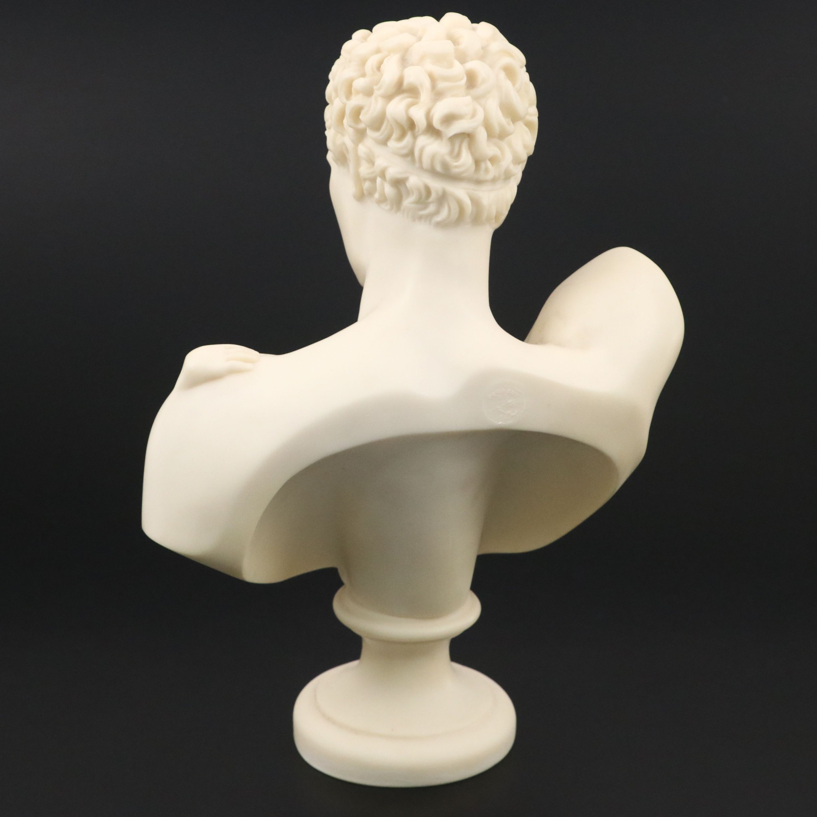 Resin Busts After Praxitiles' "Hermes" with Busts of Hippocrates and Napoleon