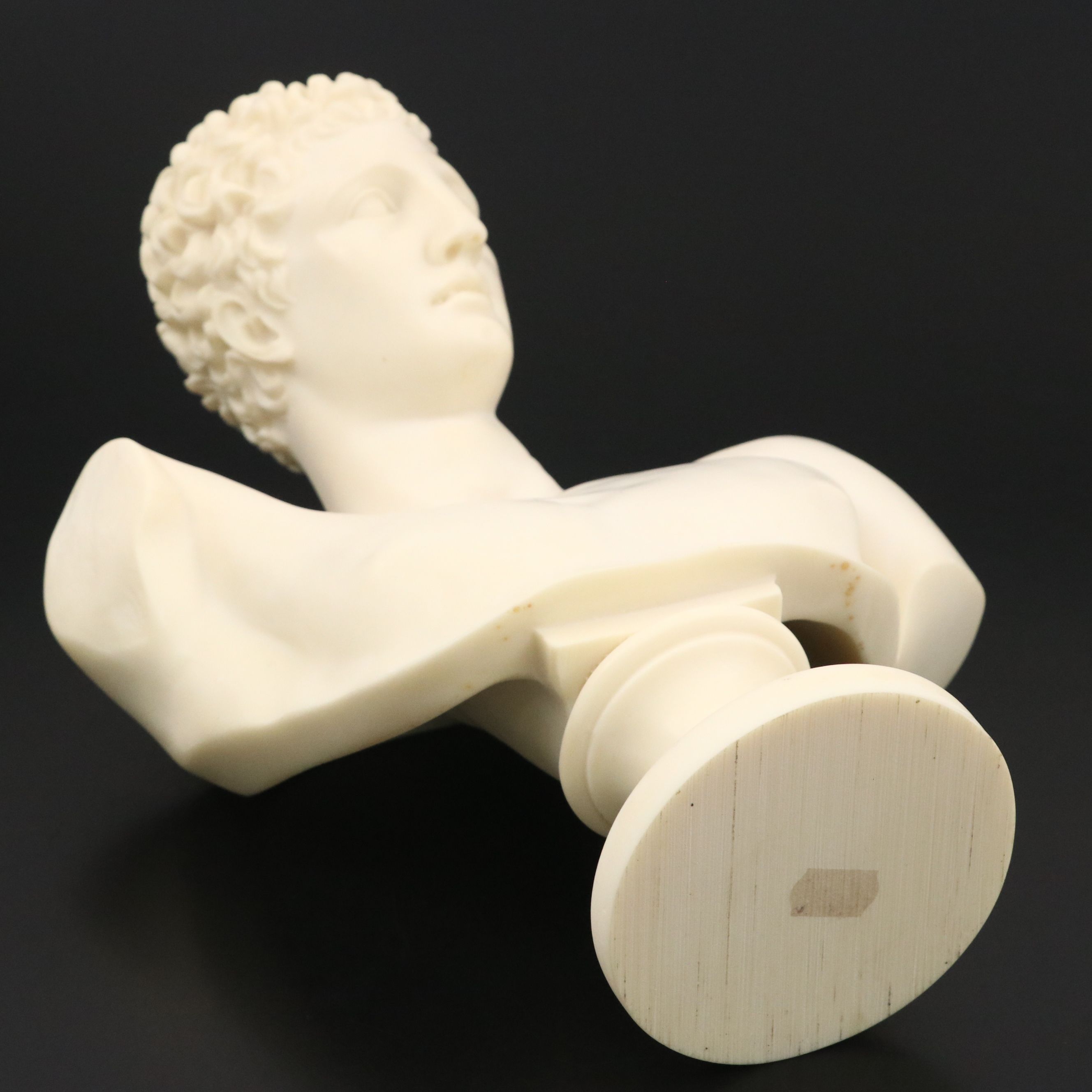 Resin Busts After Praxitiles' "Hermes" with Busts of Hippocrates and Napoleon