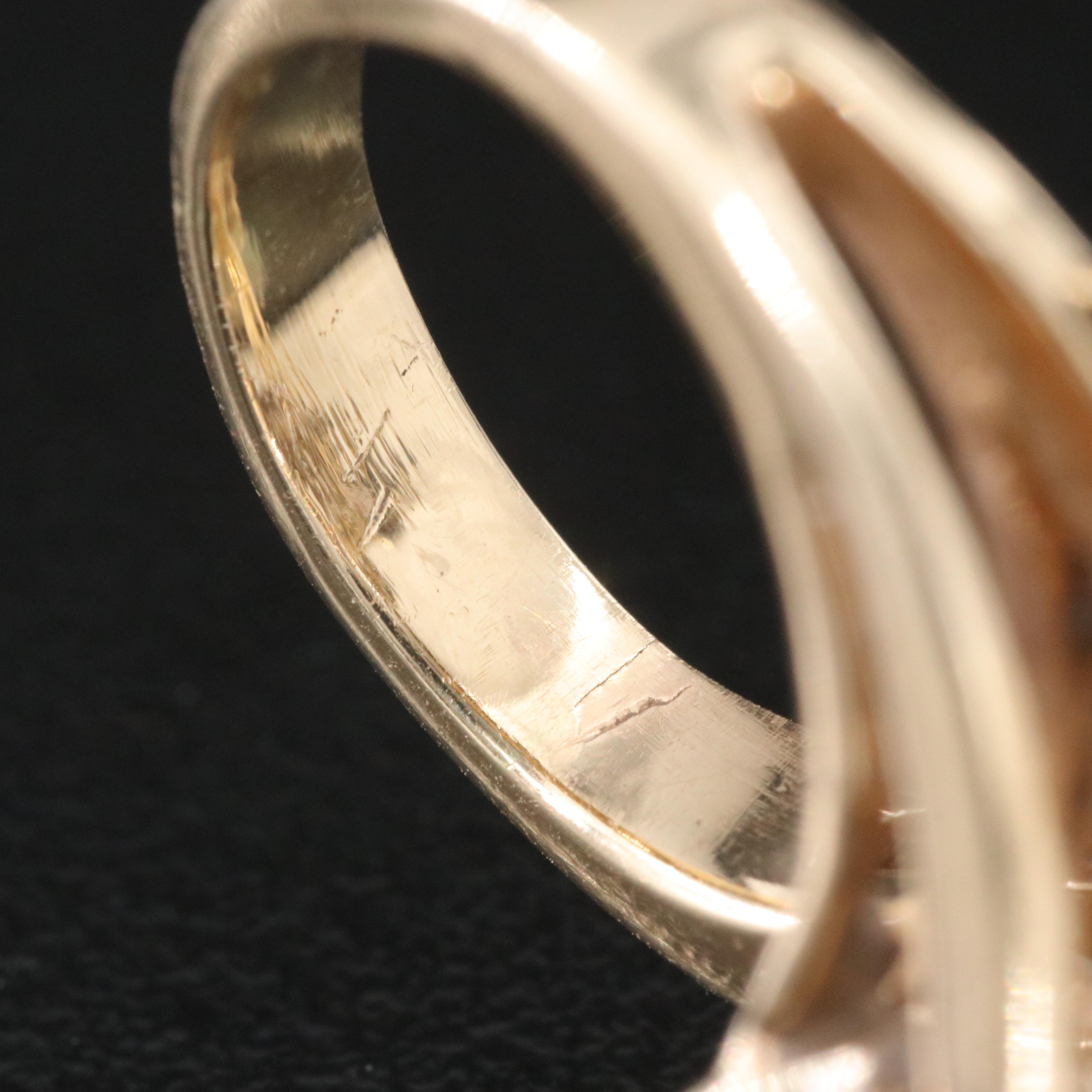 14K 3.50 CTW Diamond Waterfall Ring