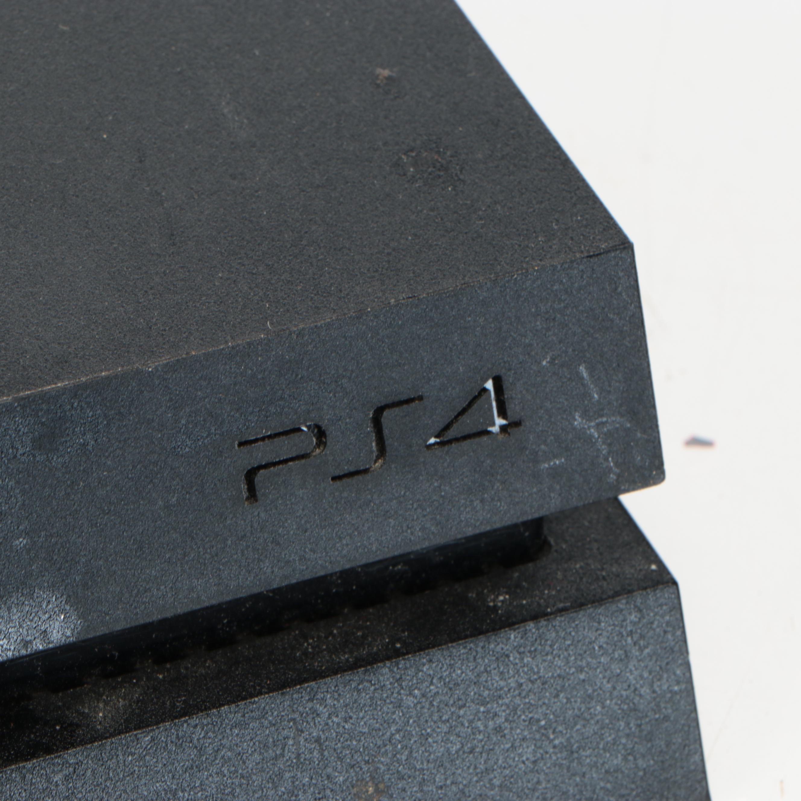 PlayStation 4 Console and Video Games with Qanba Pearl Joystick