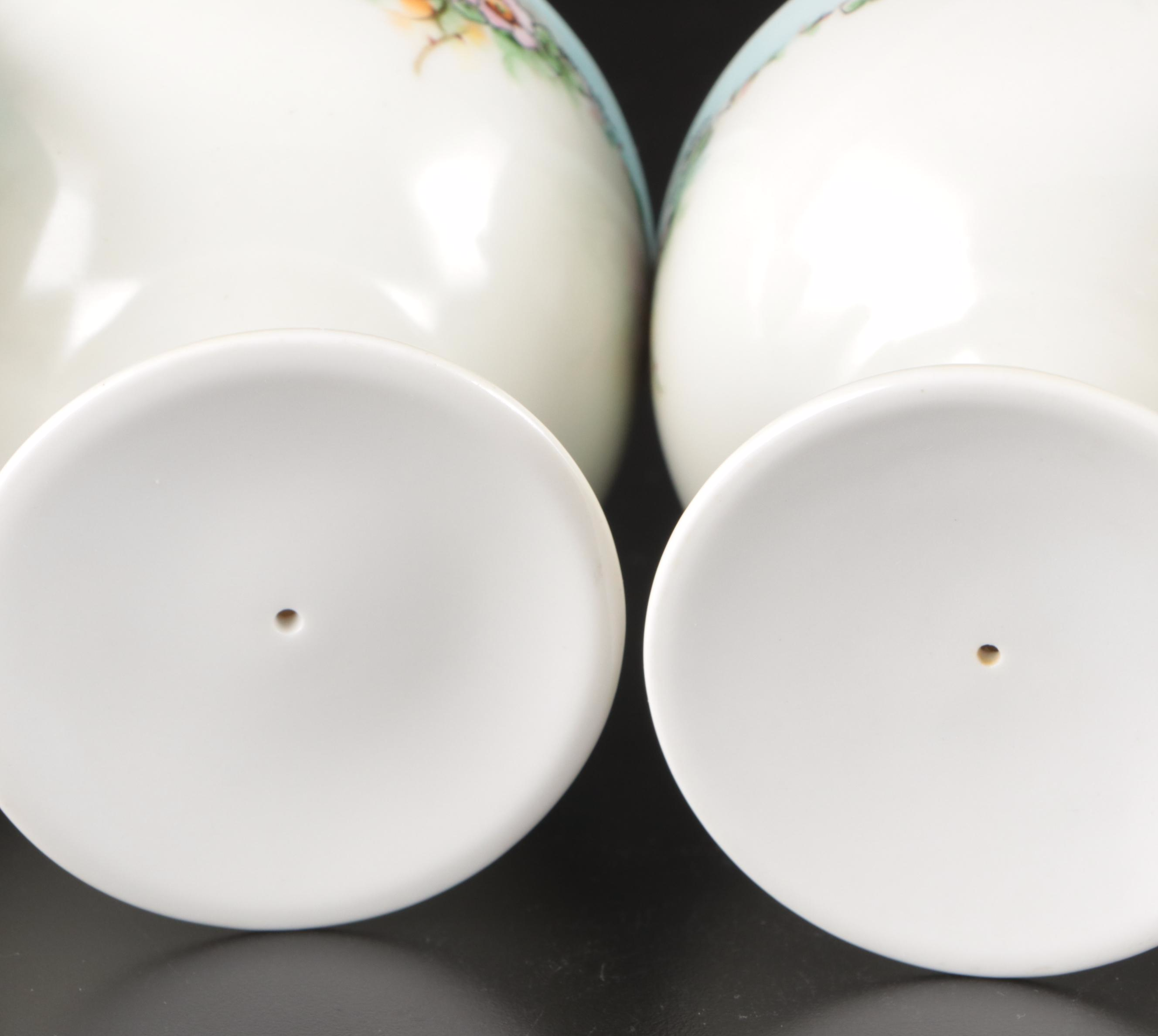 Yamato Japanese Lusterware Cups and Saucers with Footed Dessert Cups