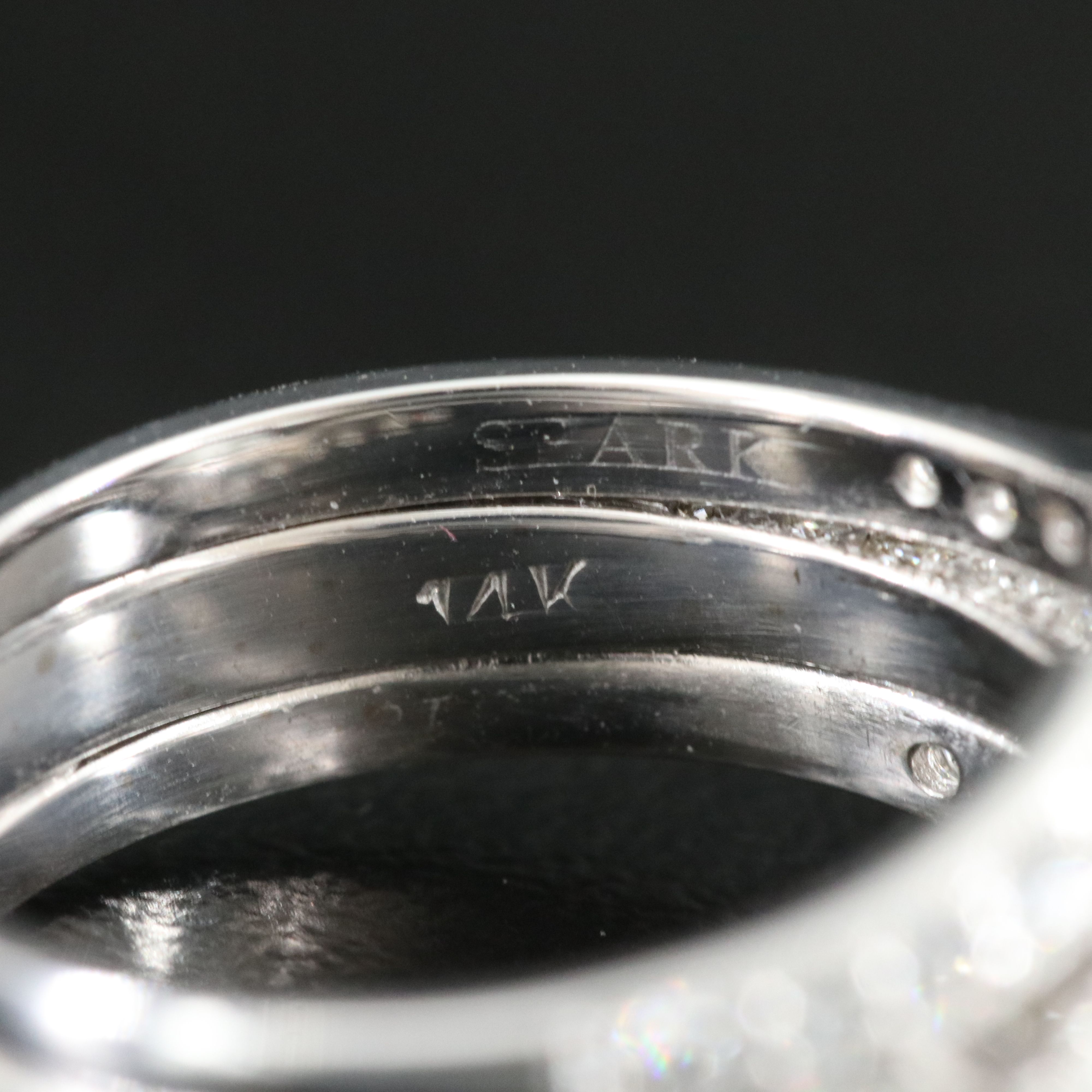 14K and 18K 3.21 CTW Diamond Ring with GIA Report