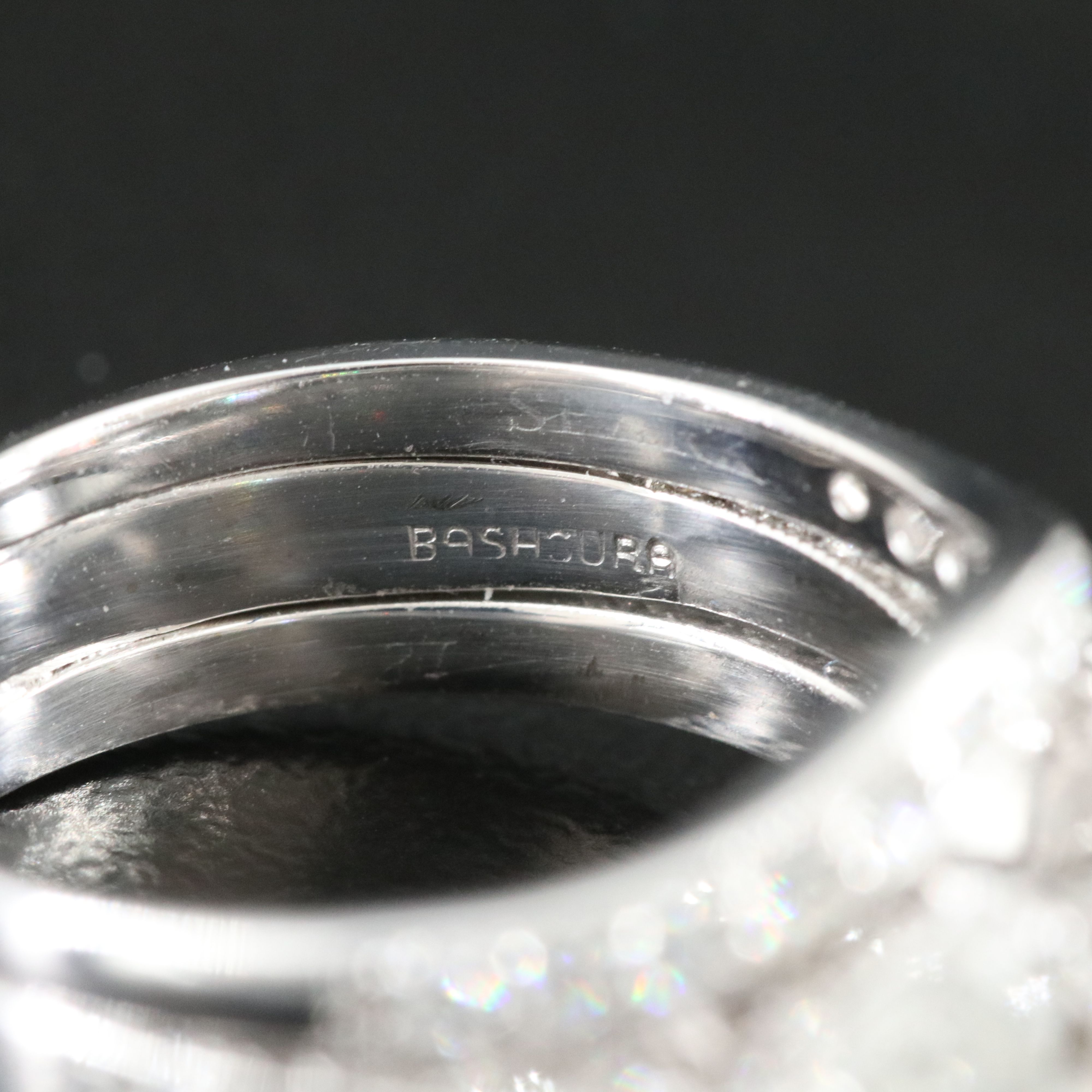 14K and 18K 3.21 CTW Diamond Ring with GIA Report