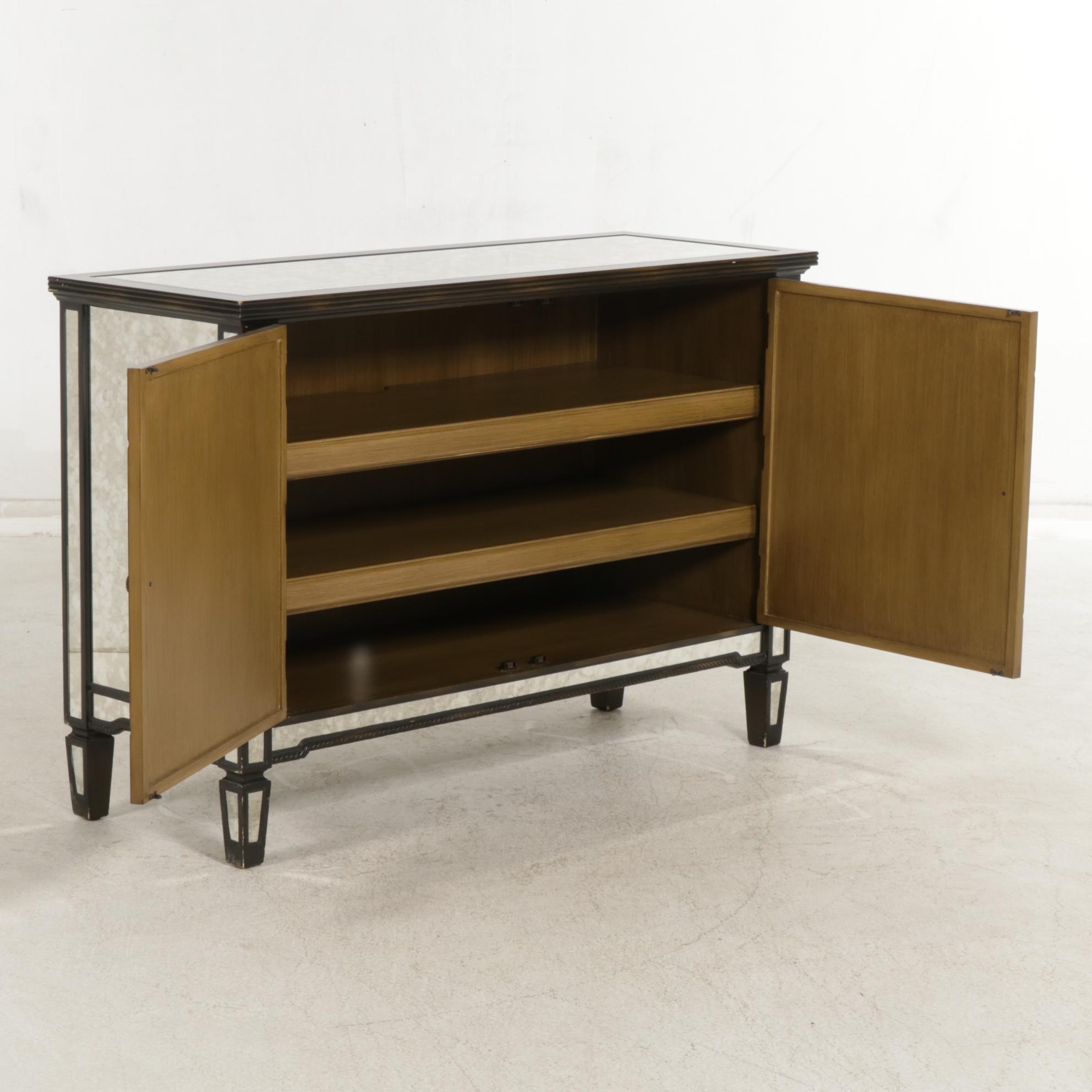 Arhaus "Isla" Contemporary Mirrored Credenza