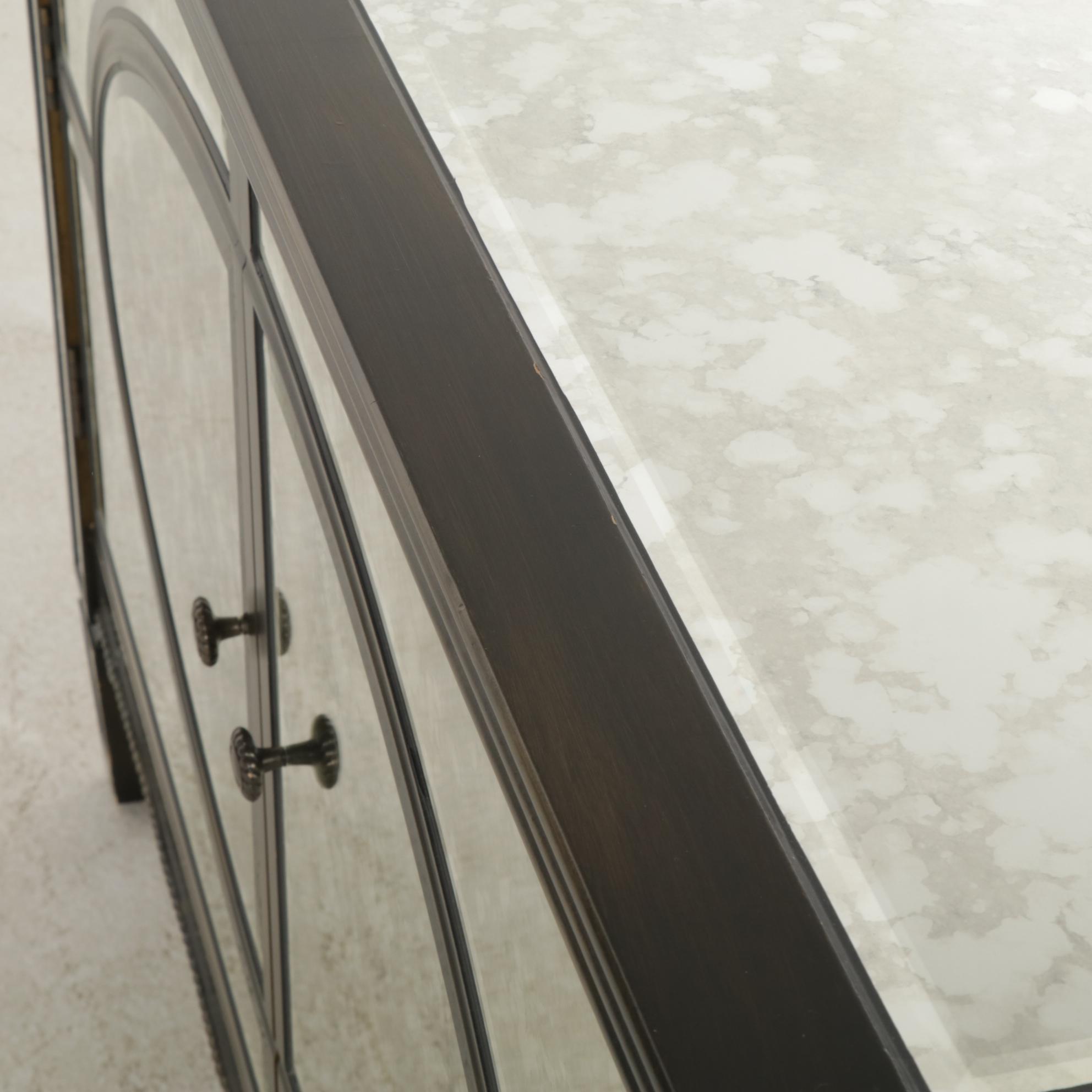 Arhaus "Isla" Contemporary Mirrored Credenza