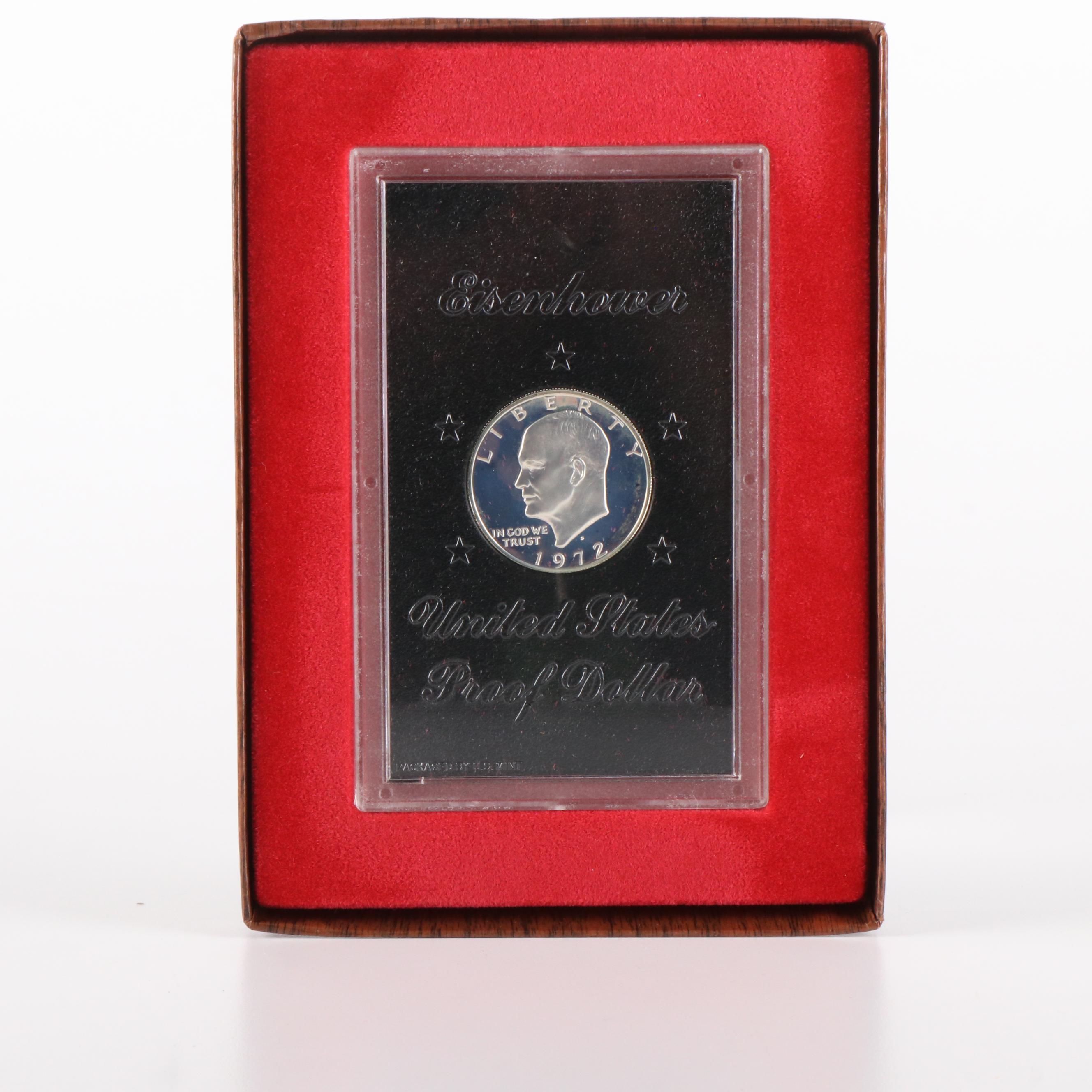 Collection of Uncirculated and Proof 40% Silver Eisenhower Dollars