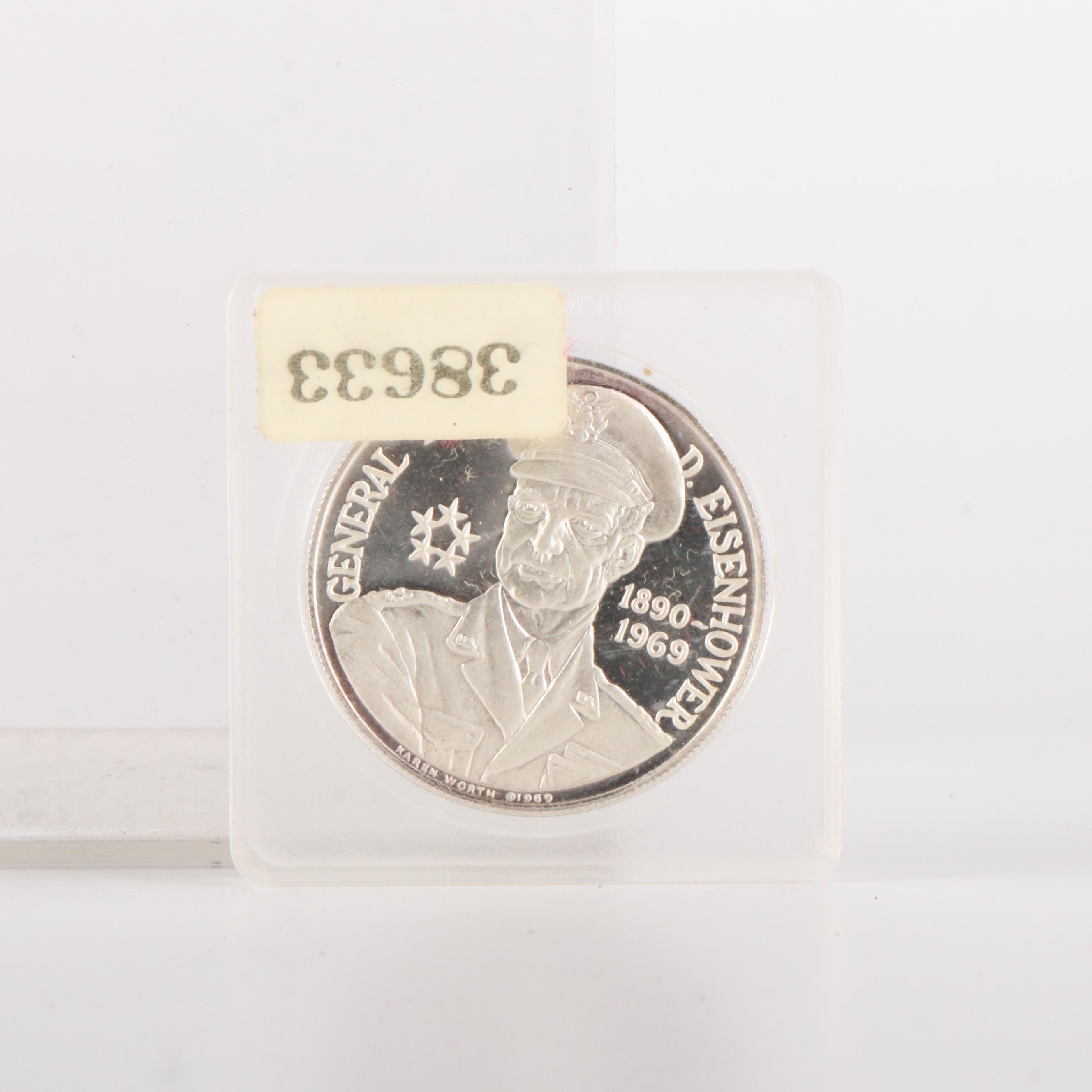 Collection of Uncirculated and Proof 40% Silver Eisenhower Dollars