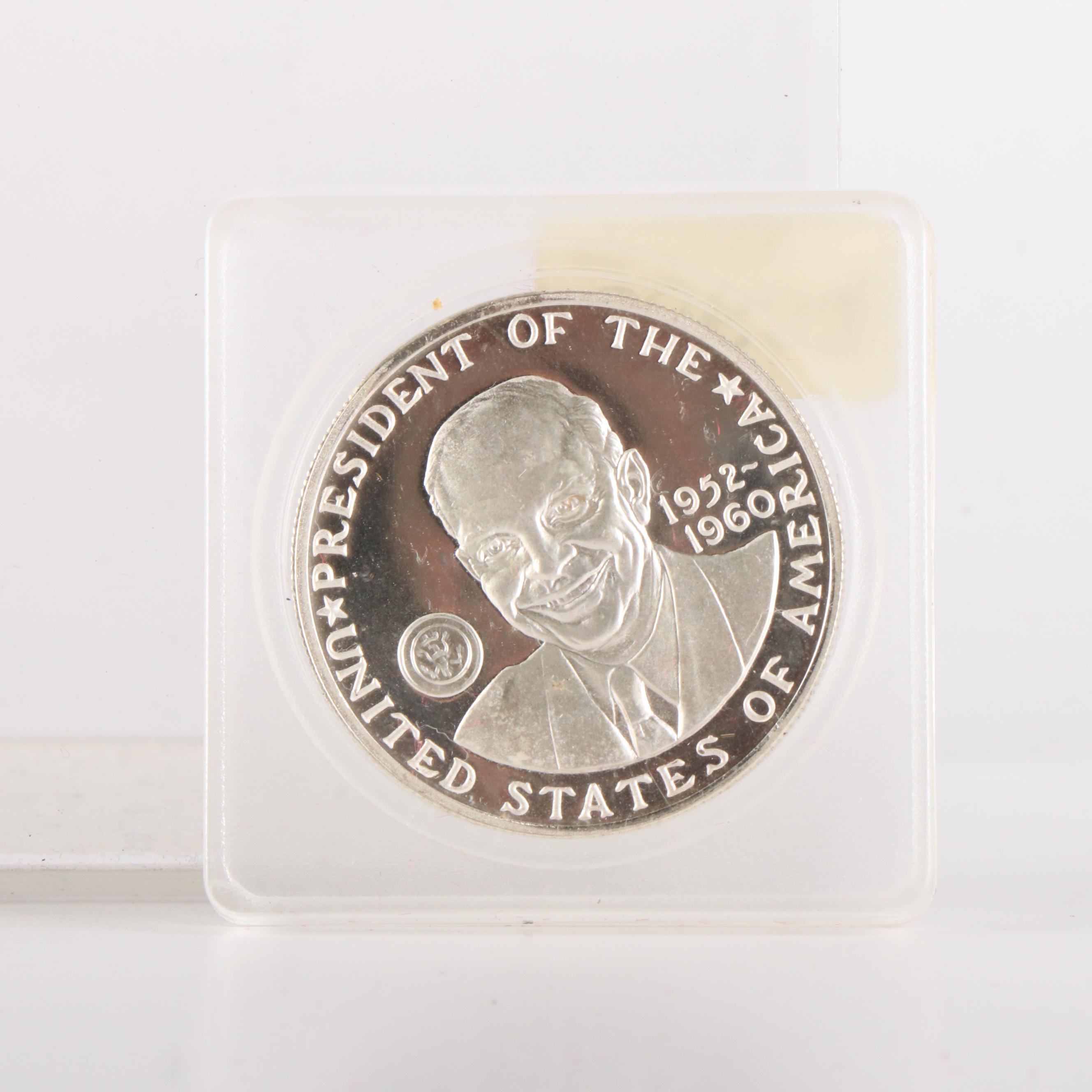 Collection of Uncirculated and Proof 40% Silver Eisenhower Dollars