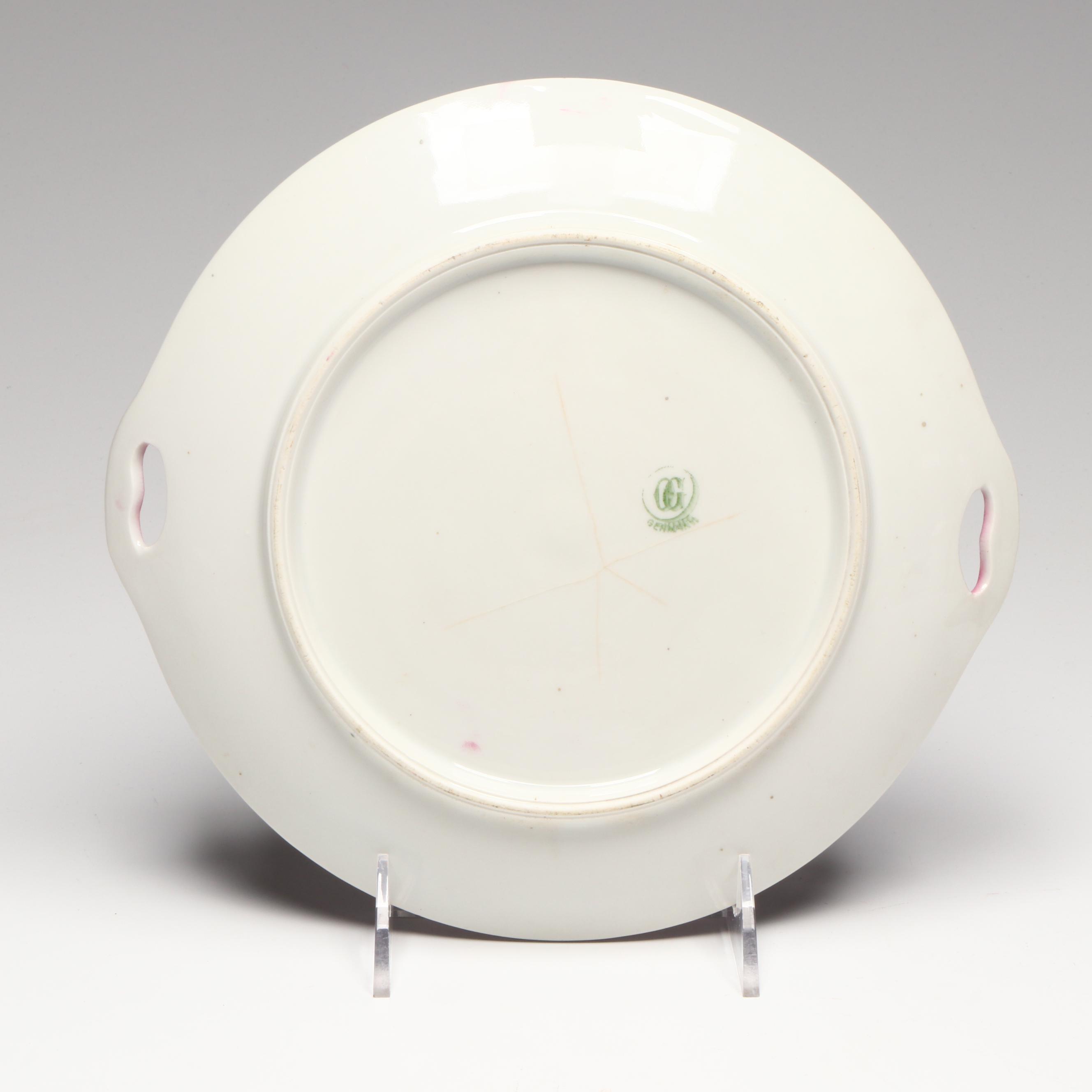 Ceramic Boudoir Lamp with Vanity and Other Decor