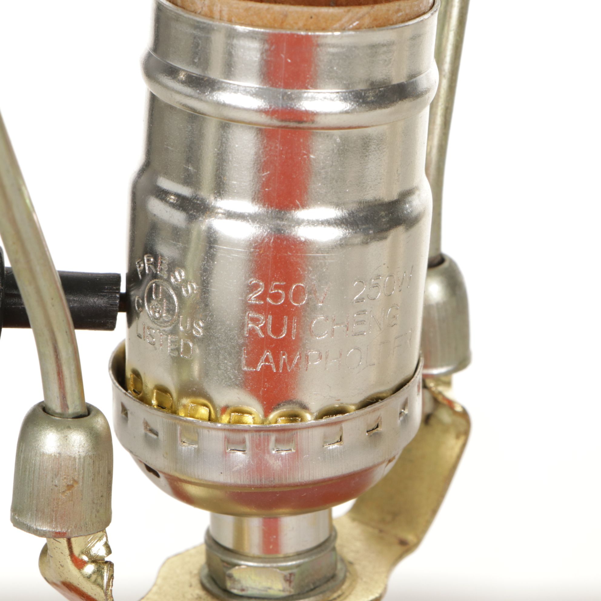 Chinese Hand-Decorated Floral Vase Table Lamp with Beaded Fringe Shade